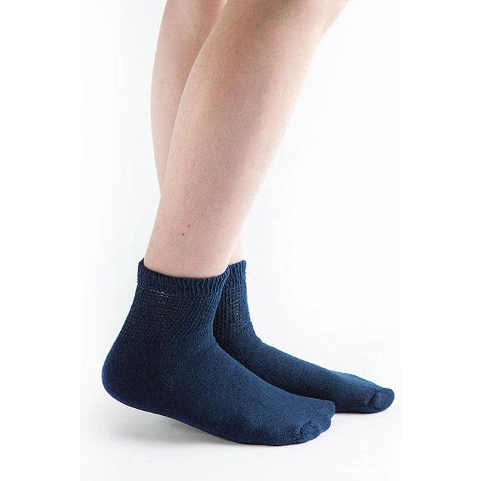 Doc Ortho Loose Fit Diabetic 1/4 Crew Socks, 3 pairs - Image 3