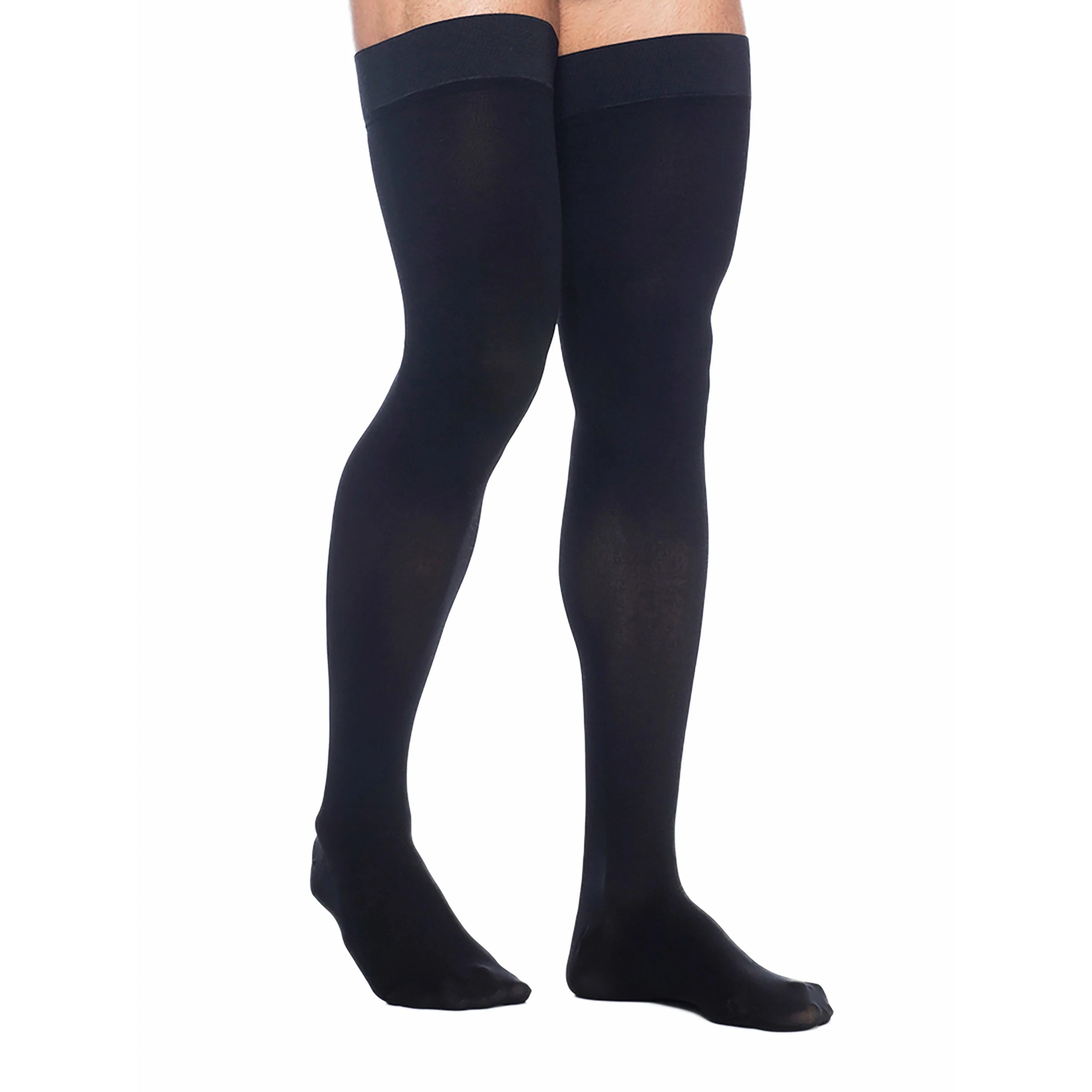 Dynaven Opaque Men's Thigh High 15-20 mmHg - Image 4