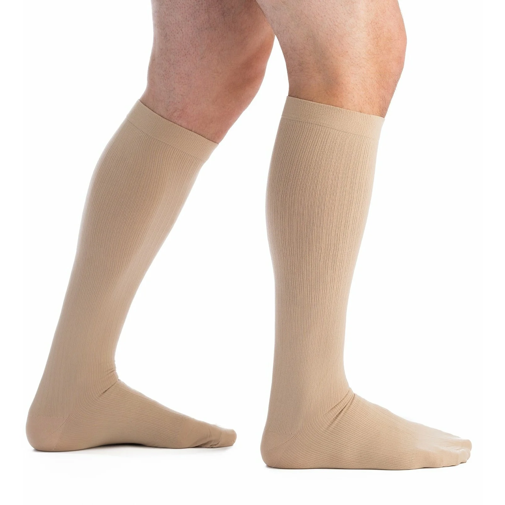 EvoNation Men's Classic Ribbed 8-15 mmHg Knee High - Image 4