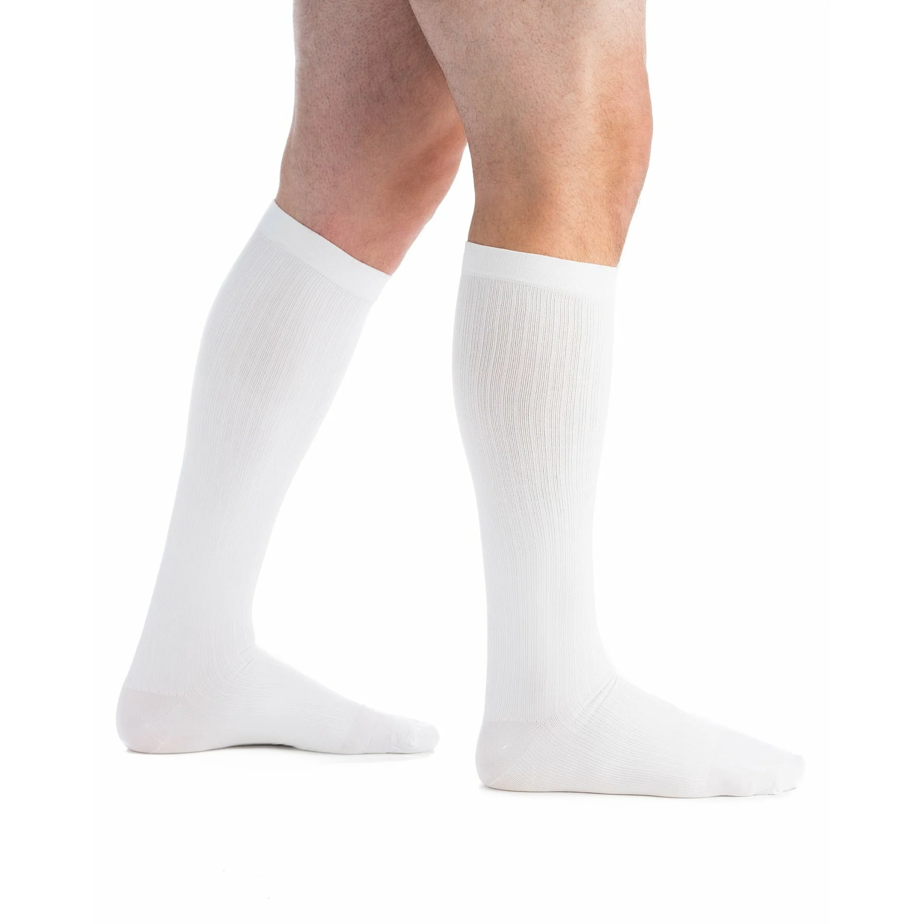 EvoNation Men's Classic Ribbed 8-15 mmHg Knee High - Image 5