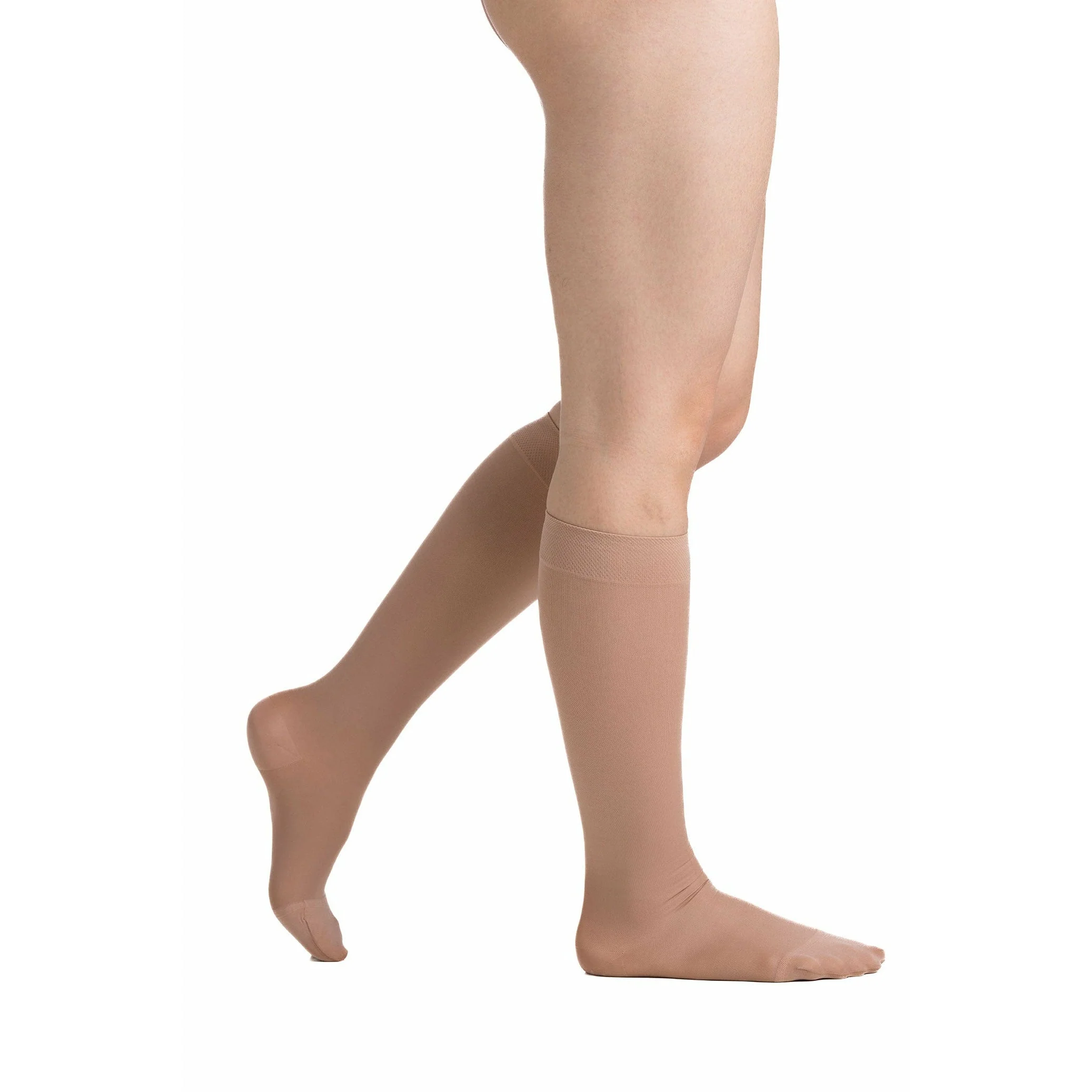 EvoNation Women's Microfiber Opaque 15-20 mmHg Knee High - Image 2