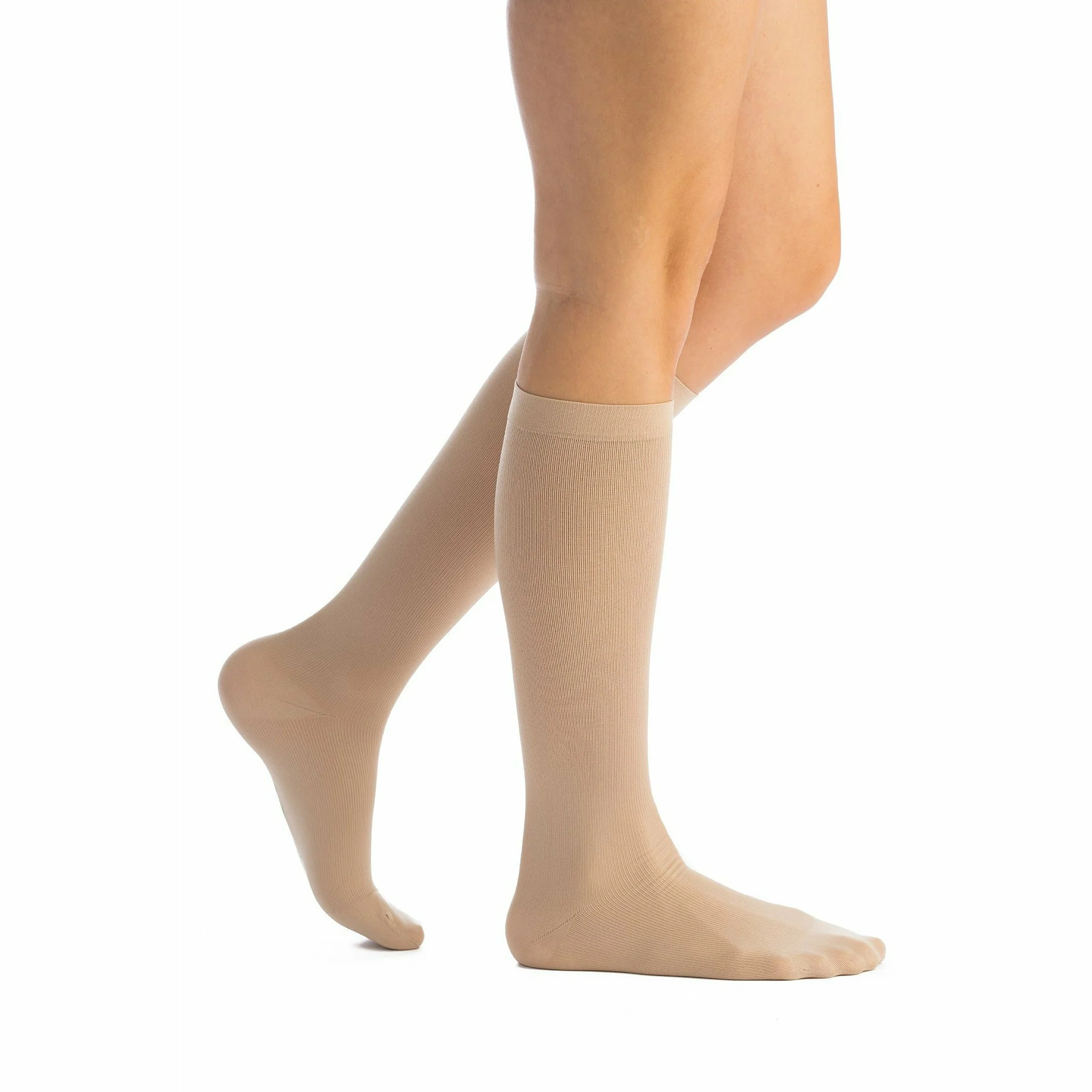 EvoNation Women's Solid Microfiber 15-20 mmHg Knee High - Image 2