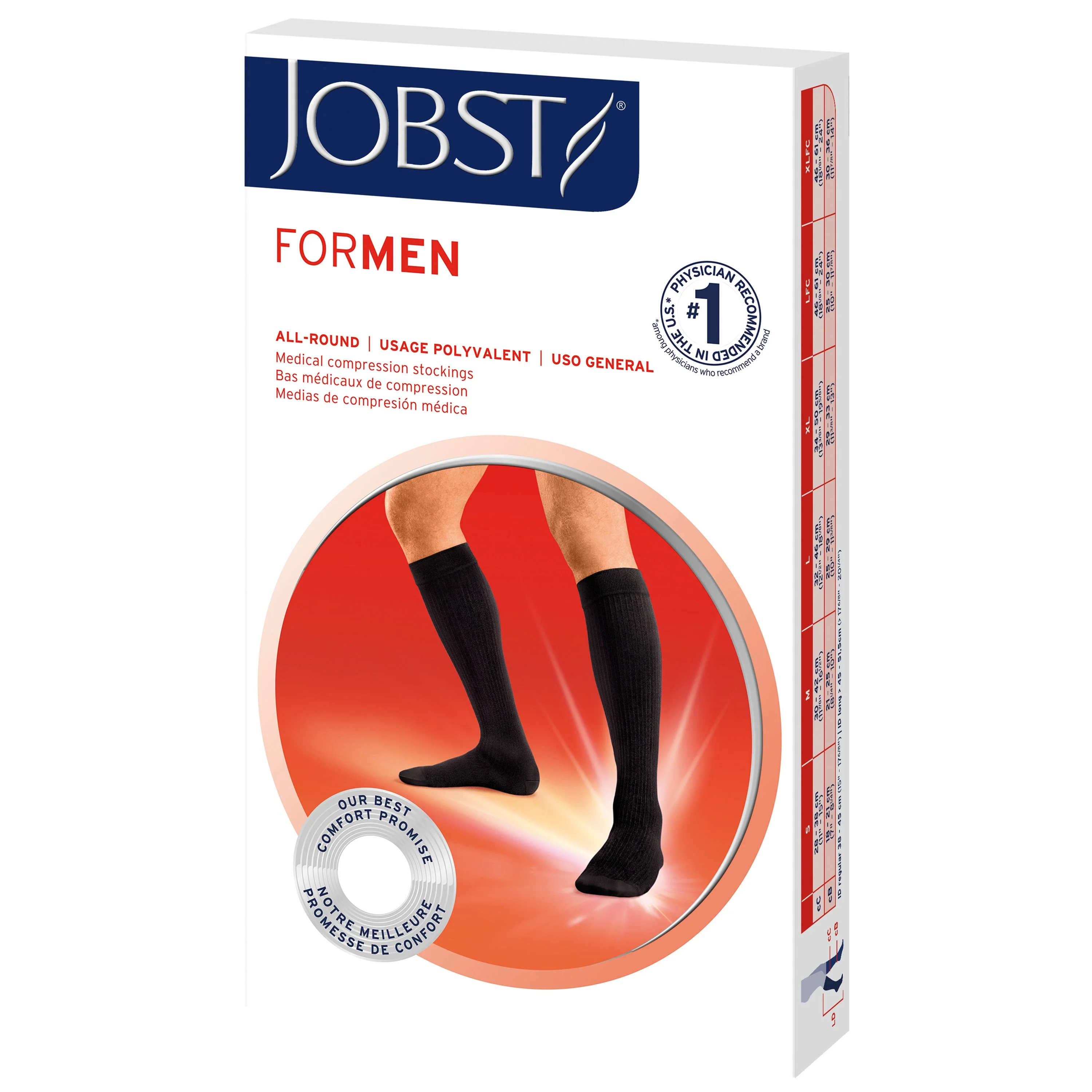JOBST® forMen Knee High w/ SoftFit Band 20-30 mmHg - Image 6
