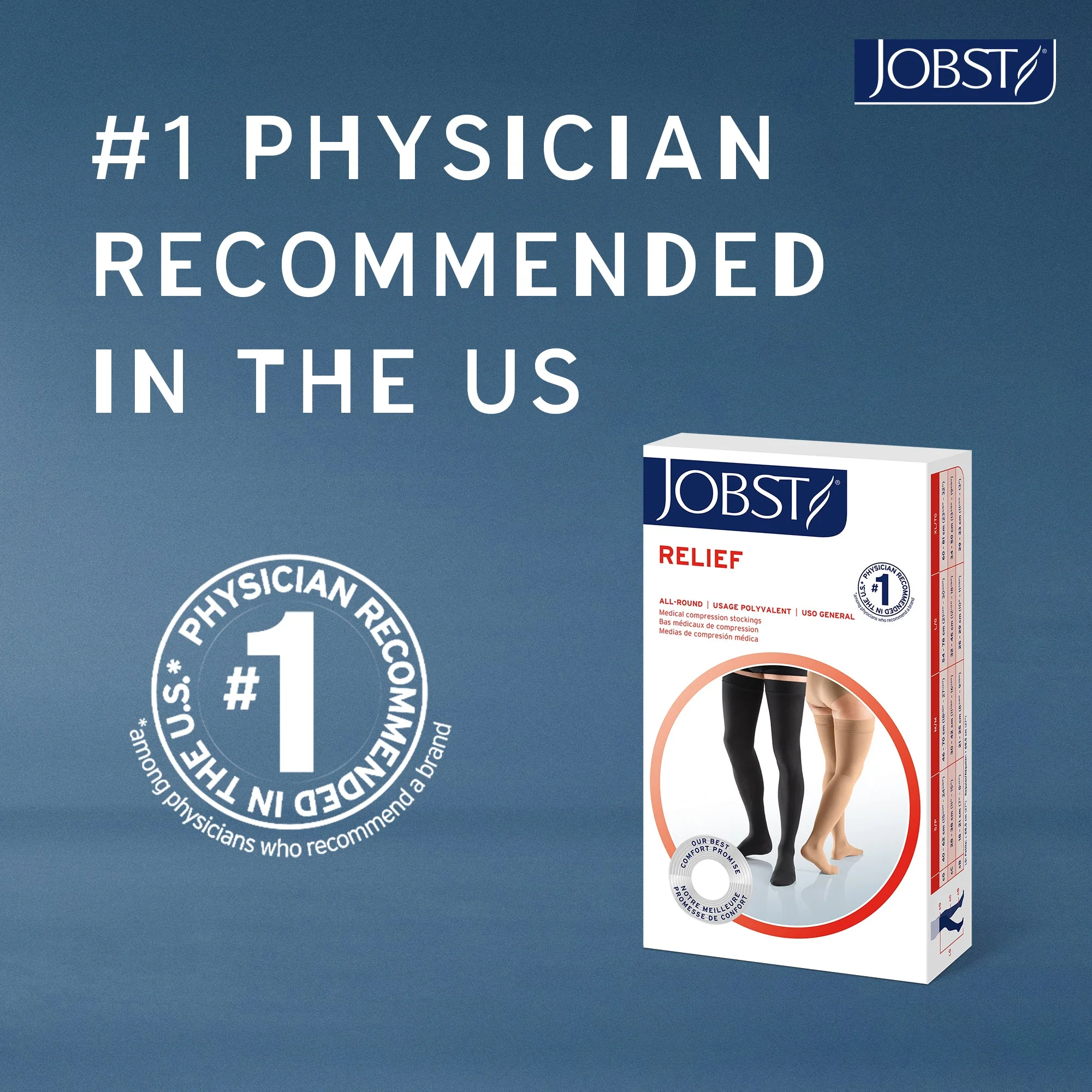 JOBST® Relief Single Leg Chap 20-30 mmHg, Open Toe - Image 8