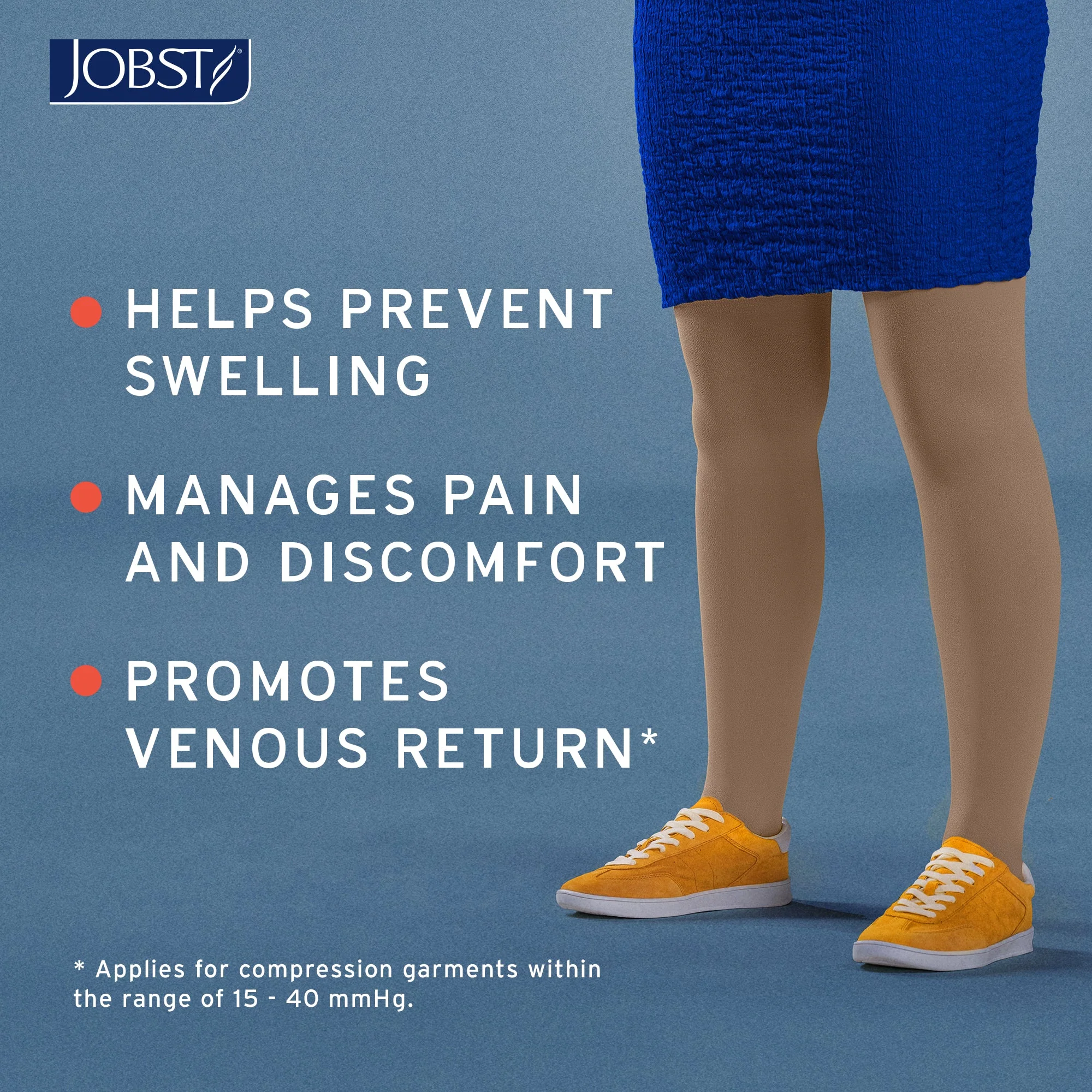 JOBST® Relief Single Leg Chap 30-40 mmHg, Open Toe - Image 5