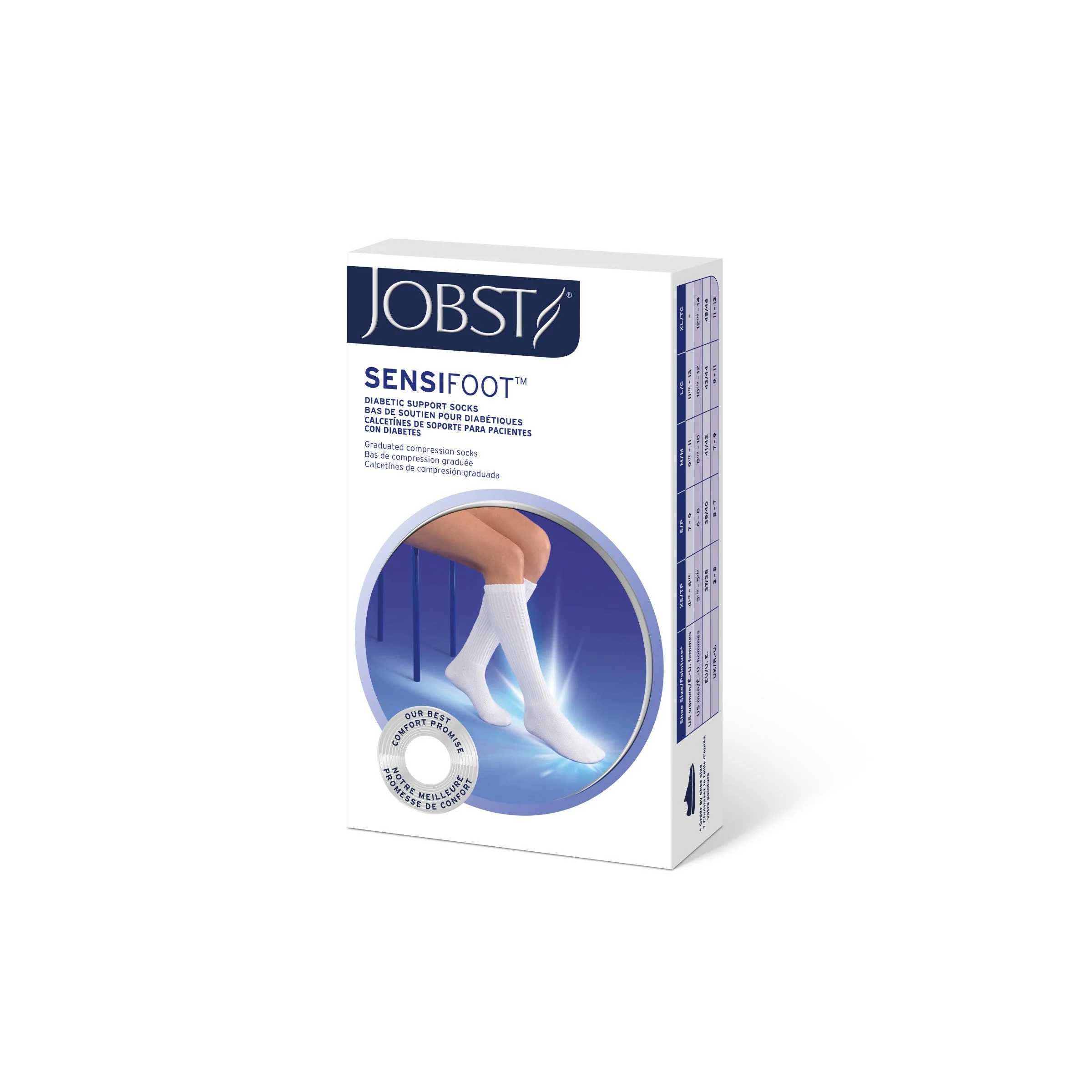JOBST® Sensifoot Diabetic Compression Mini Crew 8-15 mmHg - Image 2
