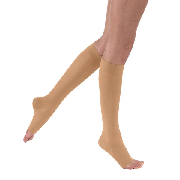 JOBST® UltraSheer Women's Knee High 15-20 mmHg, Open Toe - Image 2
