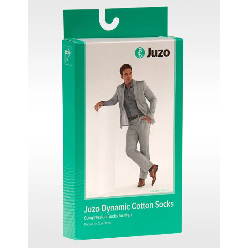 Juzo Men's Dynamic Cotton Knee High 30-40 mmHg - Image 5