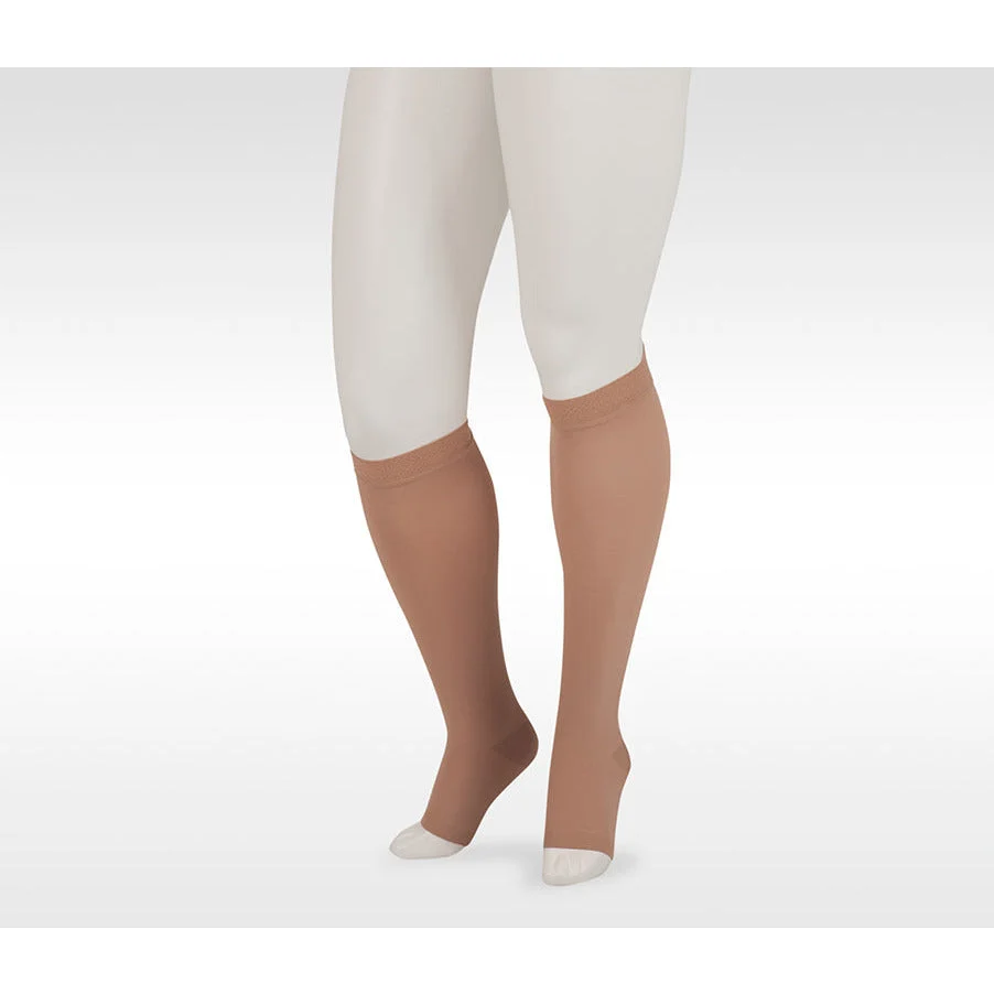 Juzo Dynamic Max Knee High 20-30 mmHg w/ 5 cm Silicone Band, Open Toe