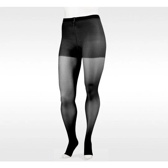 Juzo Naturally Sheer Pantyhose 30-40mmhg, Open Toe - Image 2