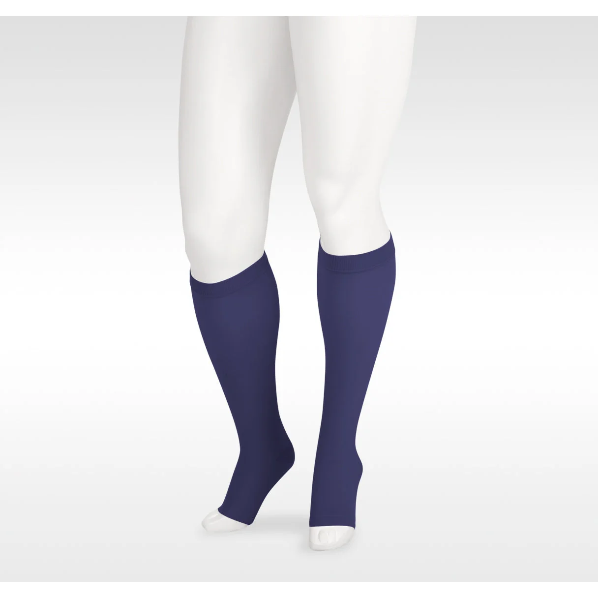 Juzo Soft Knee High 15-20 mmHg w/ Silicone Band, Open Toe - Image 7