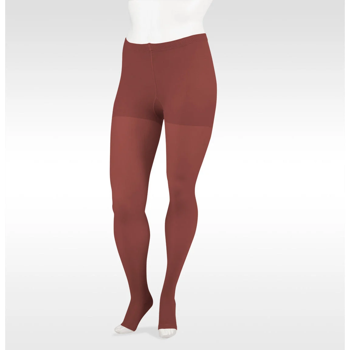 Juzo Soft Pantyhose 30-40 mmHg w/ Elastic Panty, Open Toe - Image 3