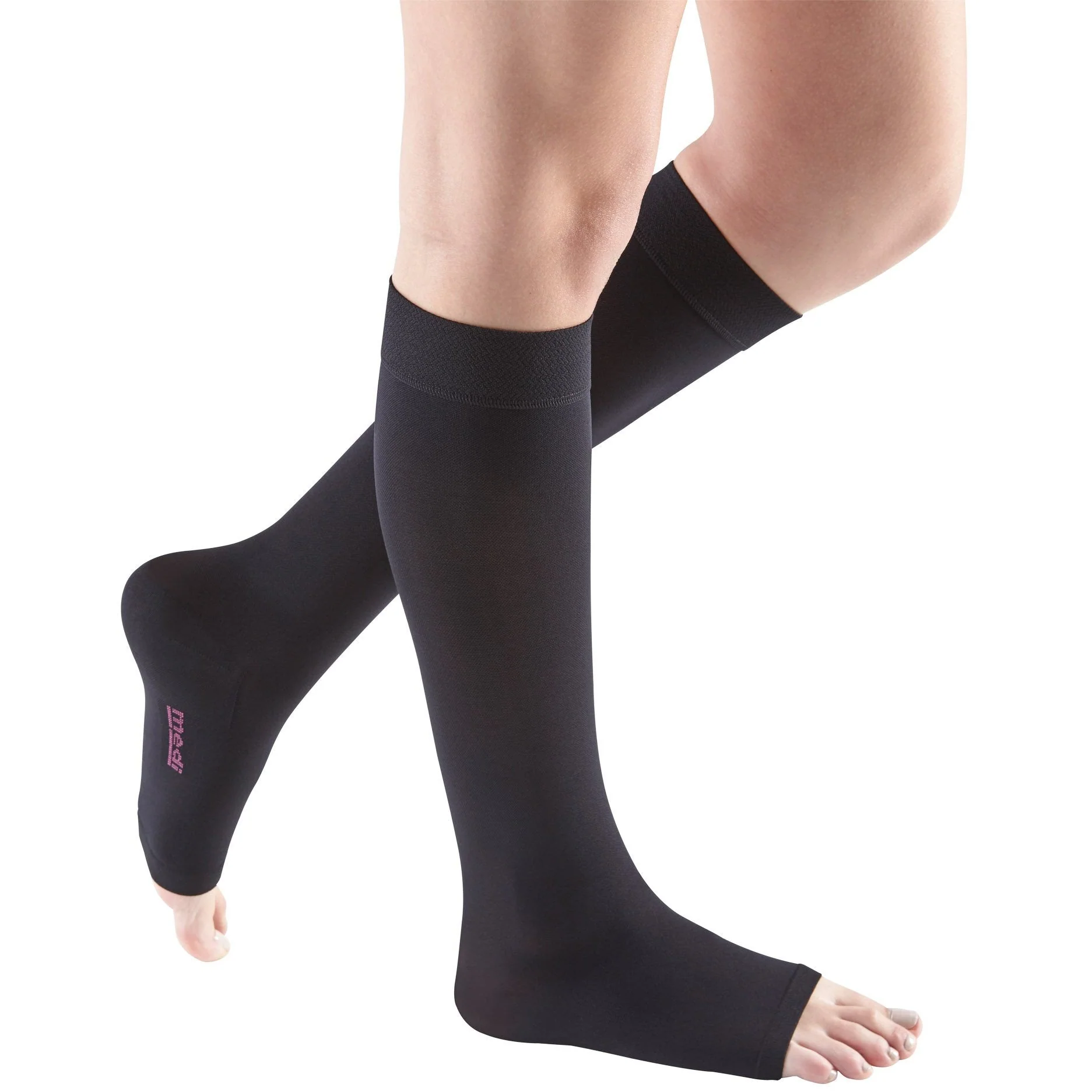 Mediven Comfort Knee High 15-20 mmHg, Open Toe w/ Silicone Top Band - Image 2