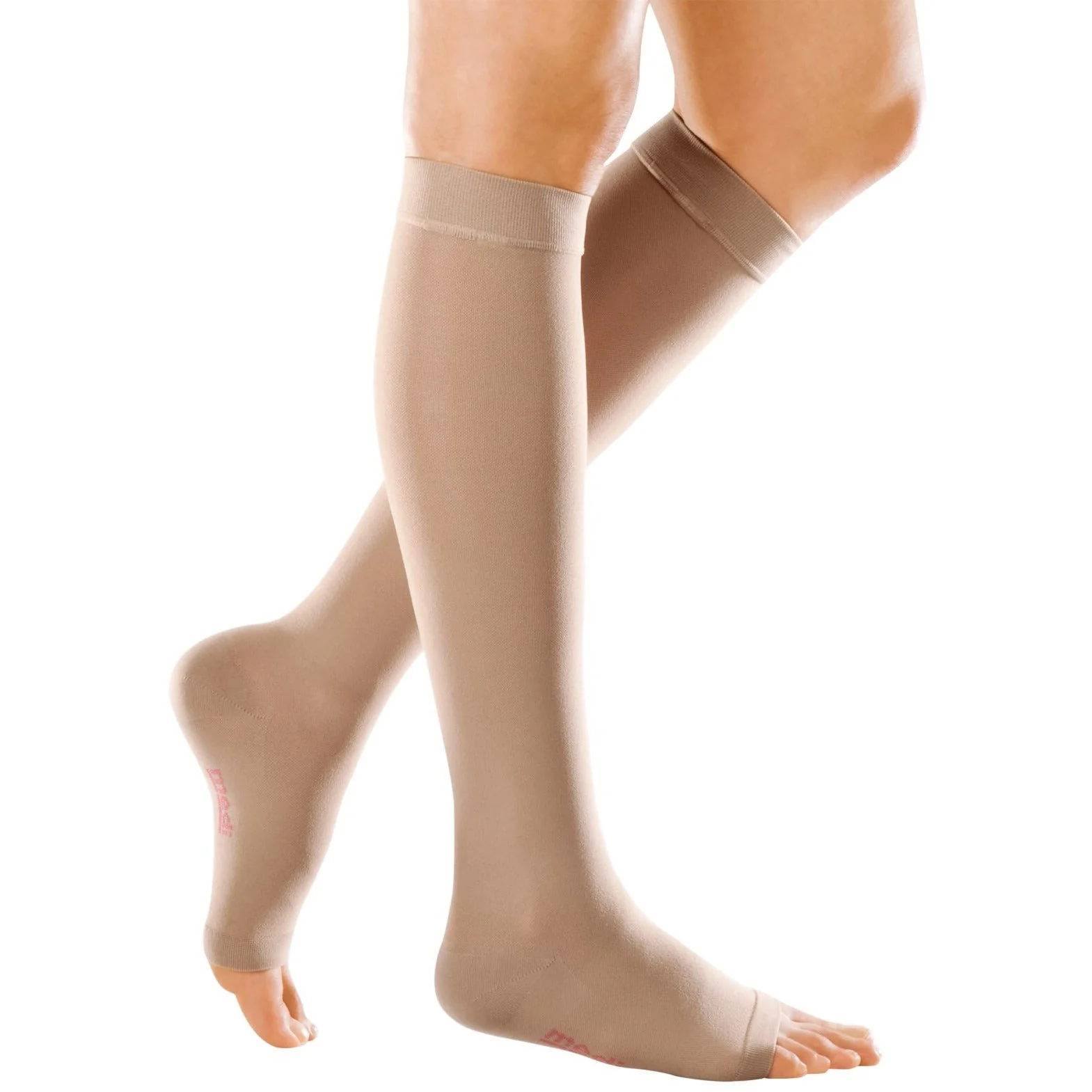 Mediven Forte Knee High 40-50 mmHg, Open Toe w/ Silicone Top Band - Image 3