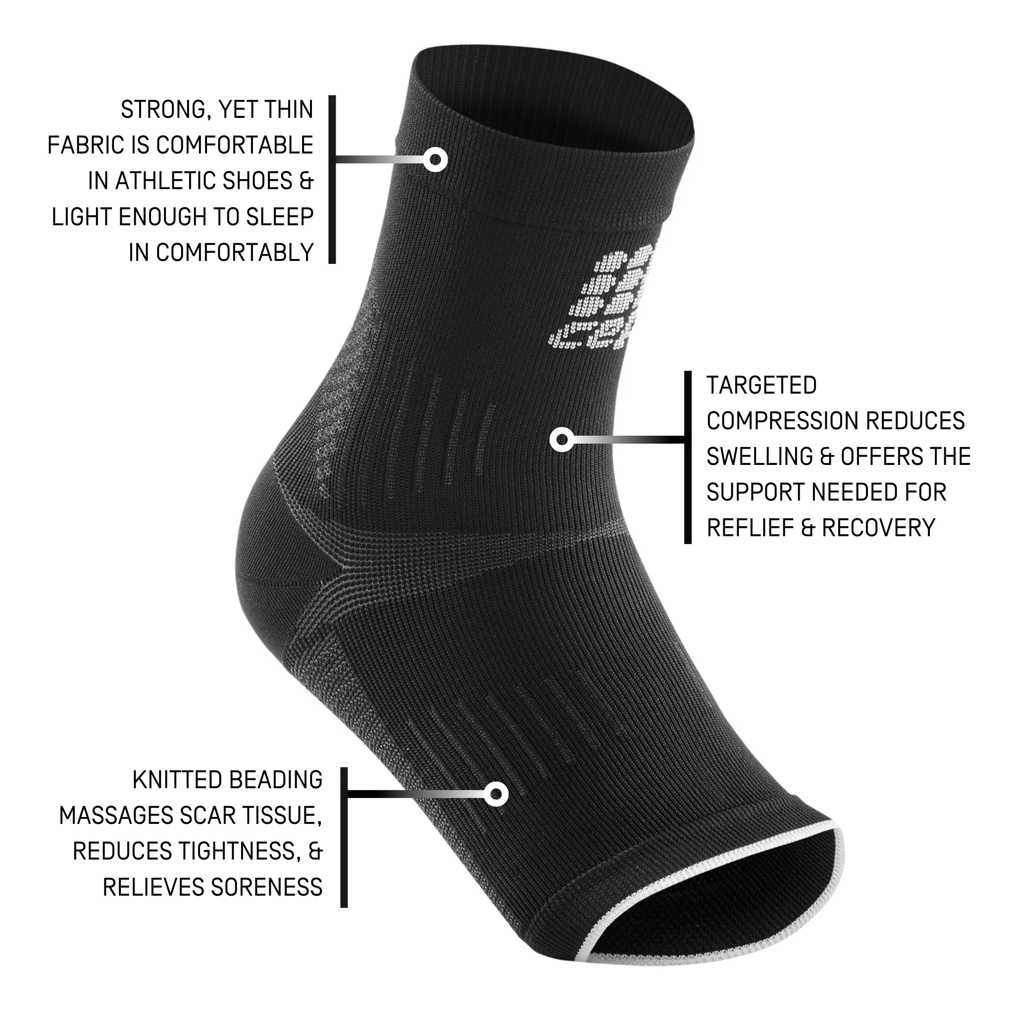 CEP Mid Support Plantar Fasciitis Compression Sleeves - Image 2