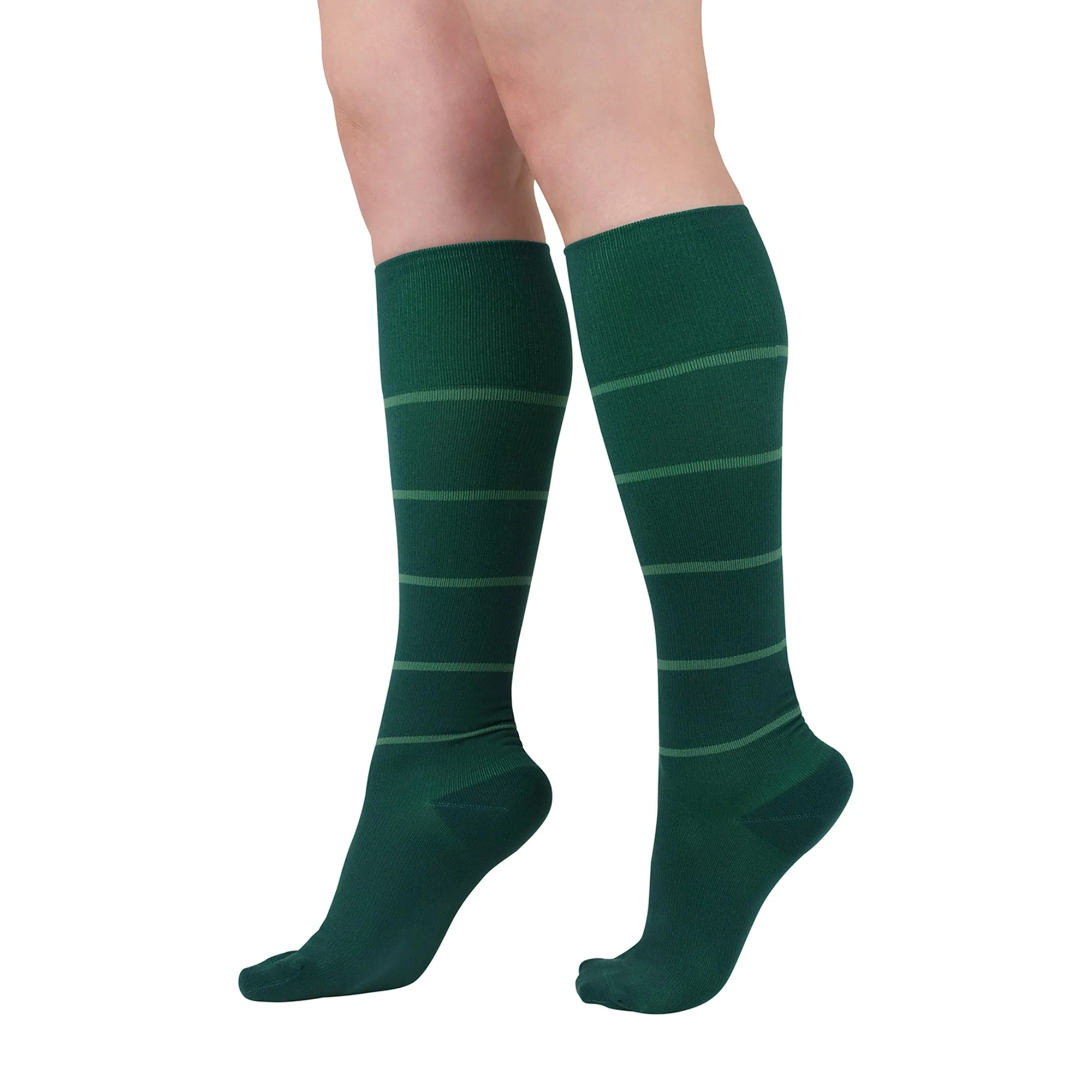 Rejuva® Broad Stripe Knee High, 15-20 mmHg - Image 19