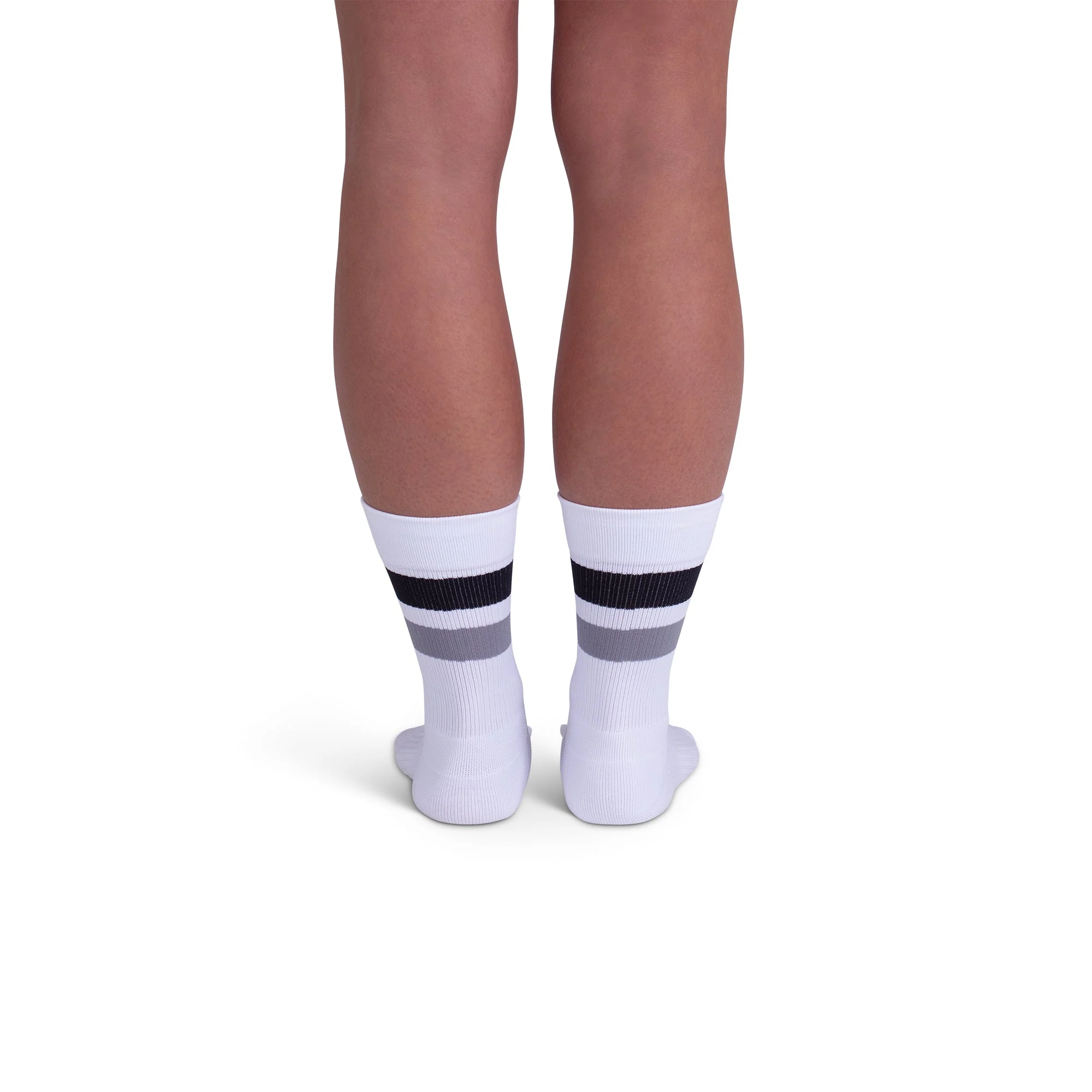 Rejuva® Retro Stripe Crew Compression Sock - Image 3