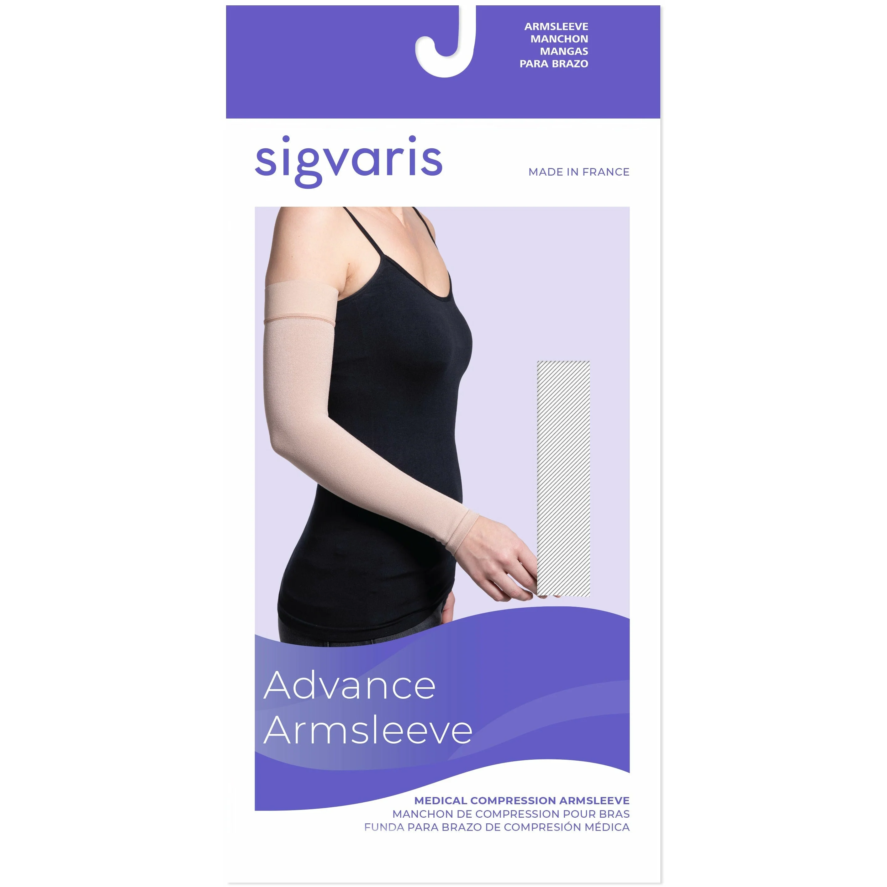 Sigvaris Advance Armsleeve 20-30 mmHg w/ Gauntlet - Image 2