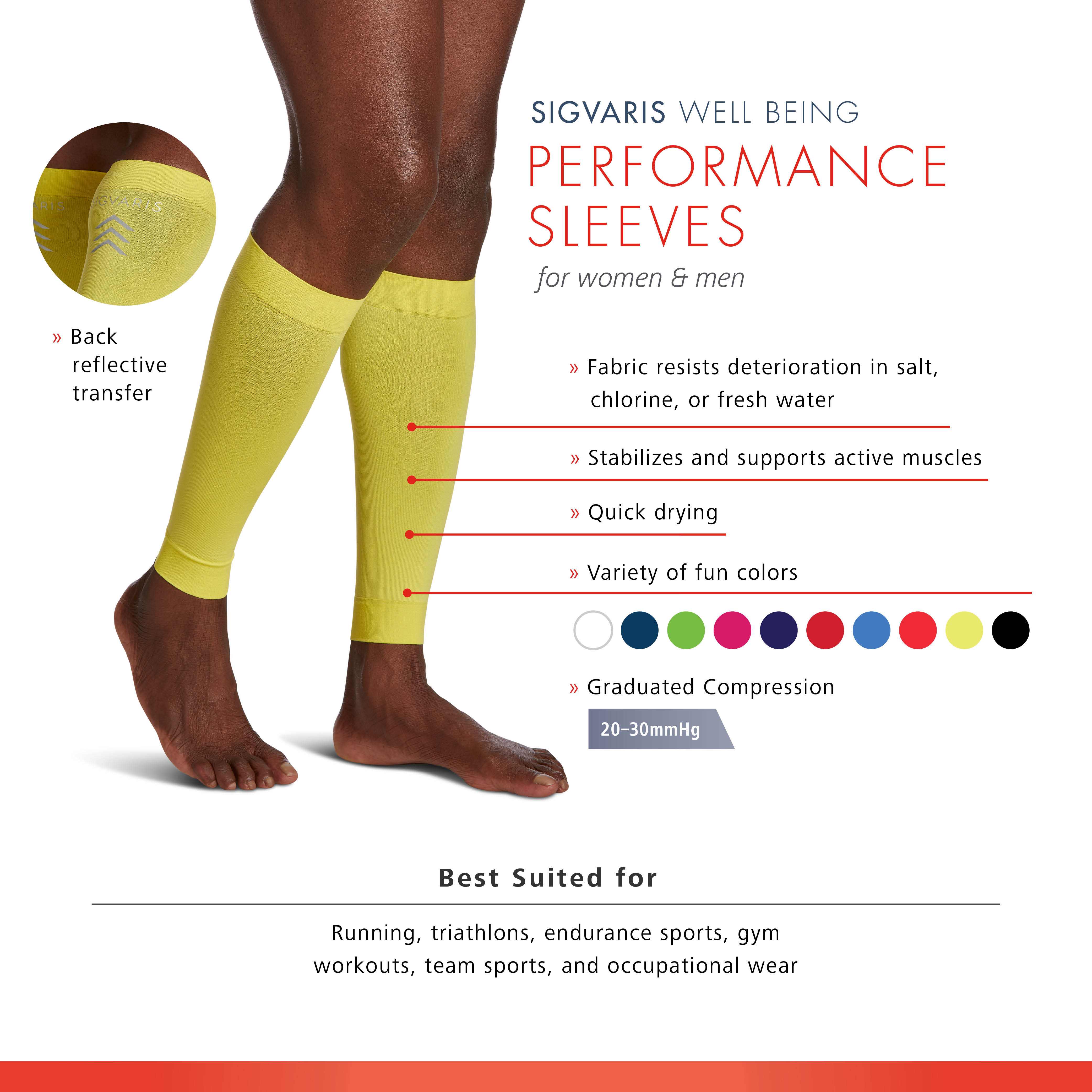 Sigvaris Athletic Performance Sleeves 20-30 mmHg - Image 6