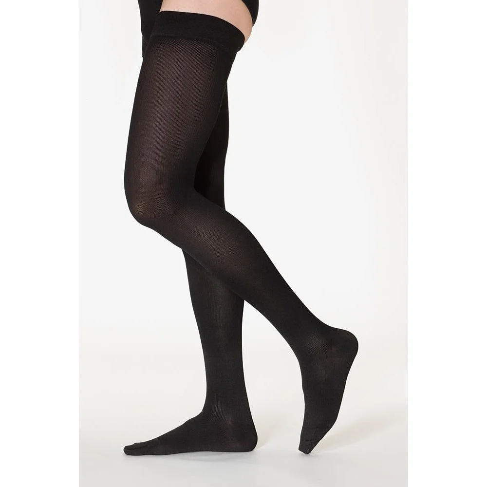 Sigvaris Cotton Women's Thigh High 30-40 mmHg - Image 2