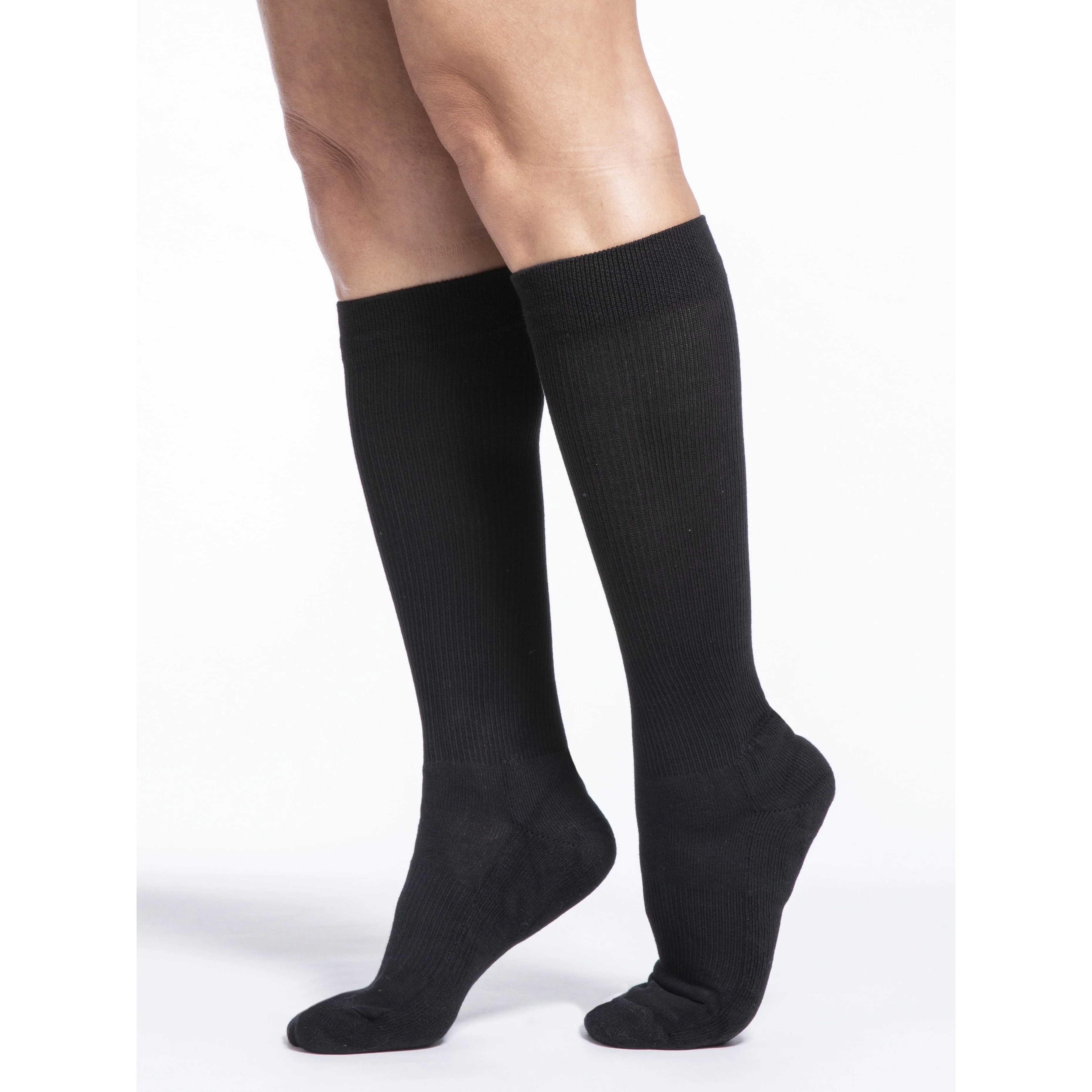 Sigvaris Cushioned Cotton Women's Knee High 20-30 mmHg - Image 2