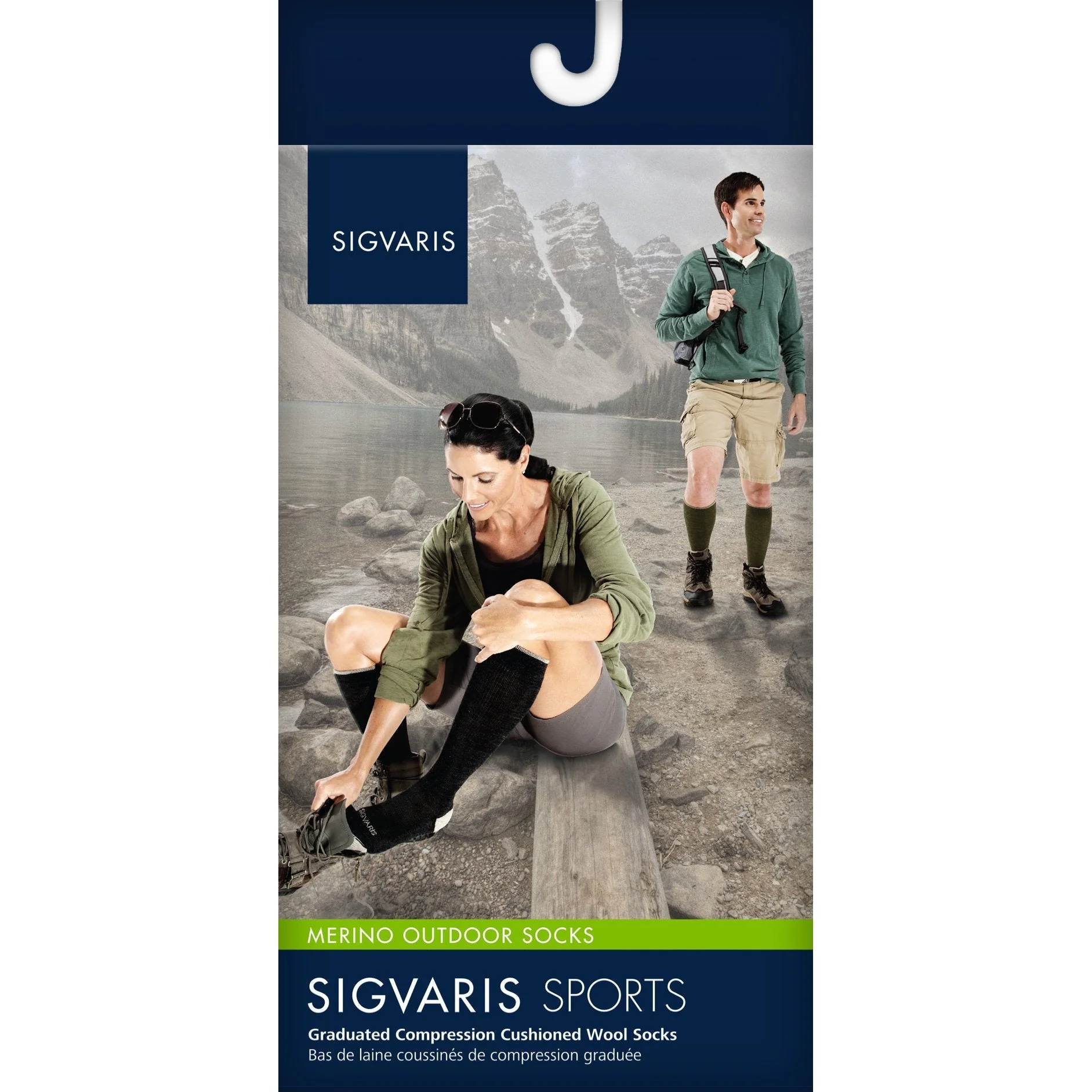 Sigvaris Merino Outdoor Socks Knee High 15-20 mmHg - Image 3