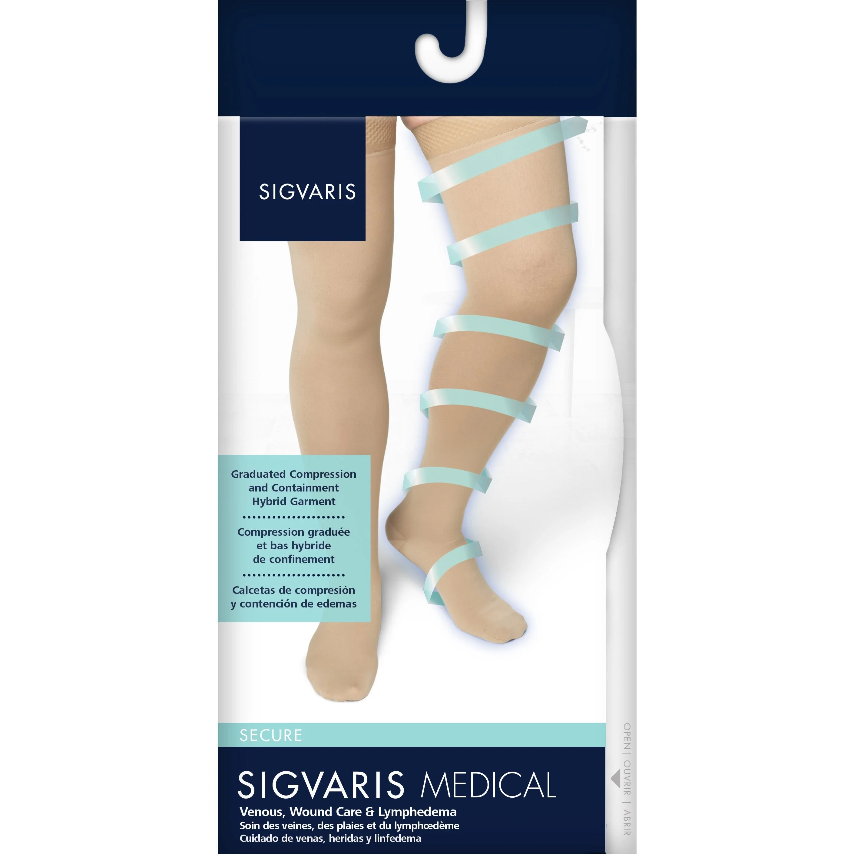 Sigvaris Secure Men's Thigh High 30-40 mmHg - Image 3