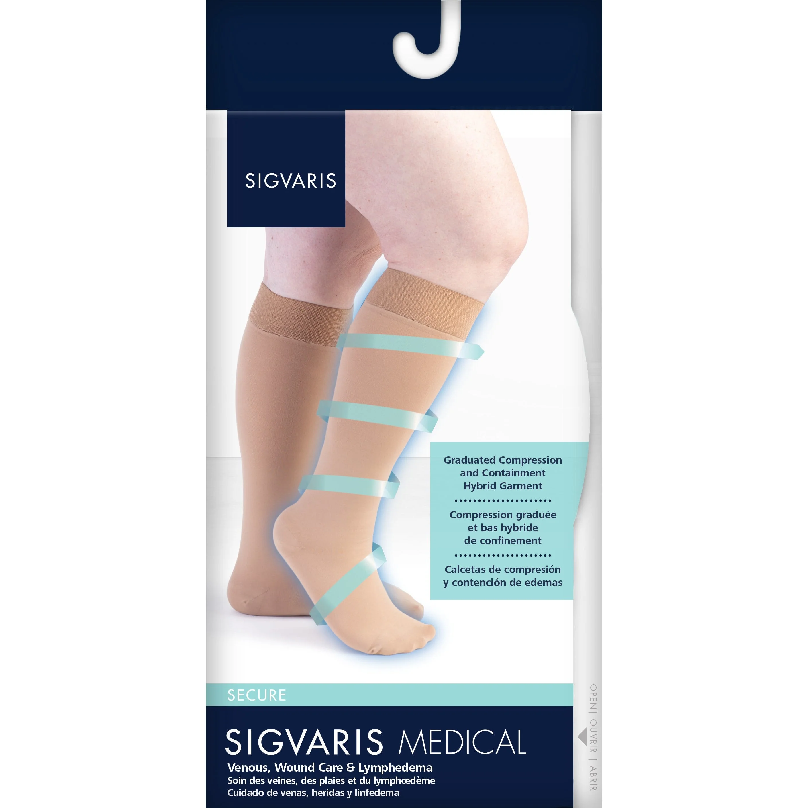 Sigvaris Secure Women's Knee High 40-50 mmHg - Image 3