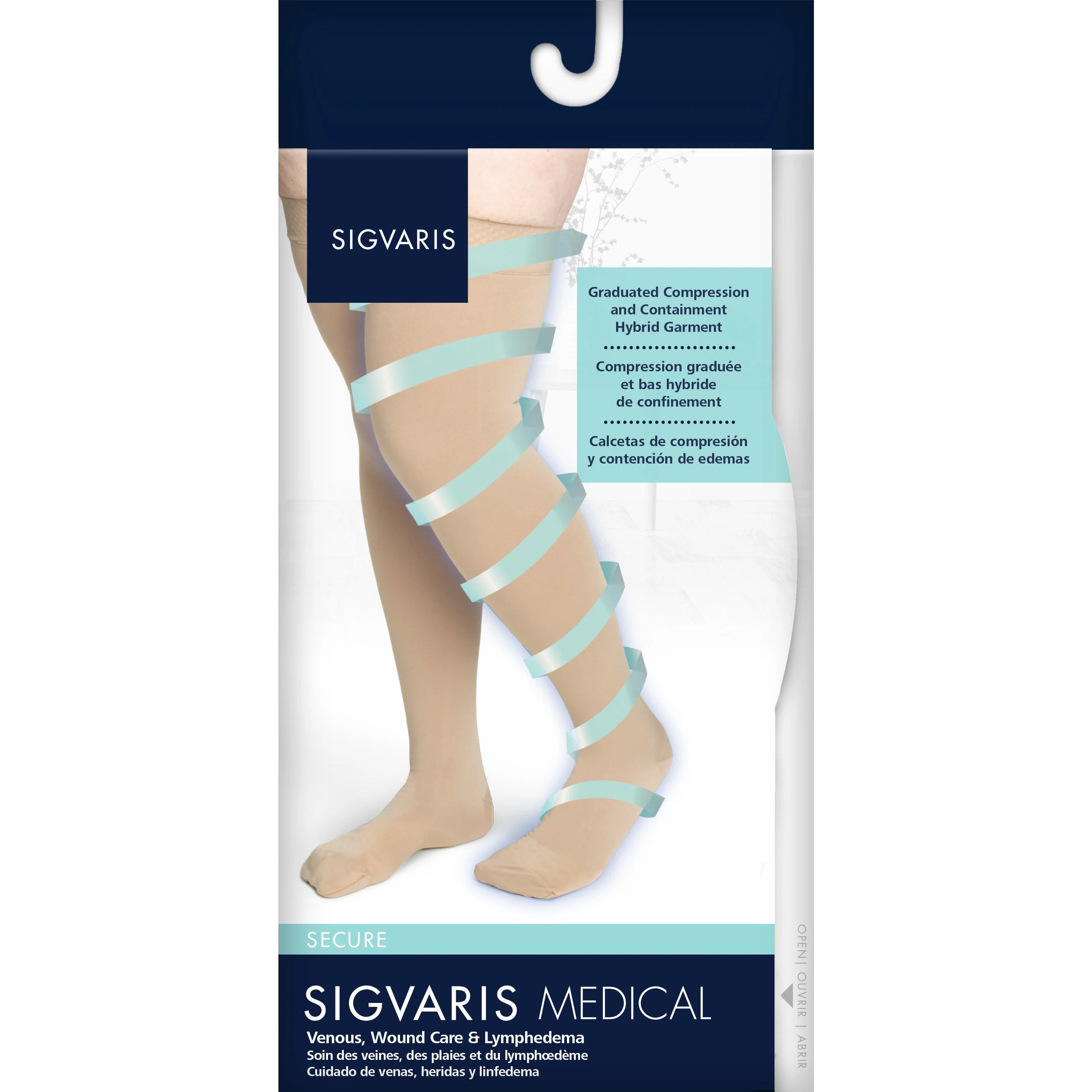 Sigvaris Secure Women's Thigh High 40-50 mmHg - Image 3