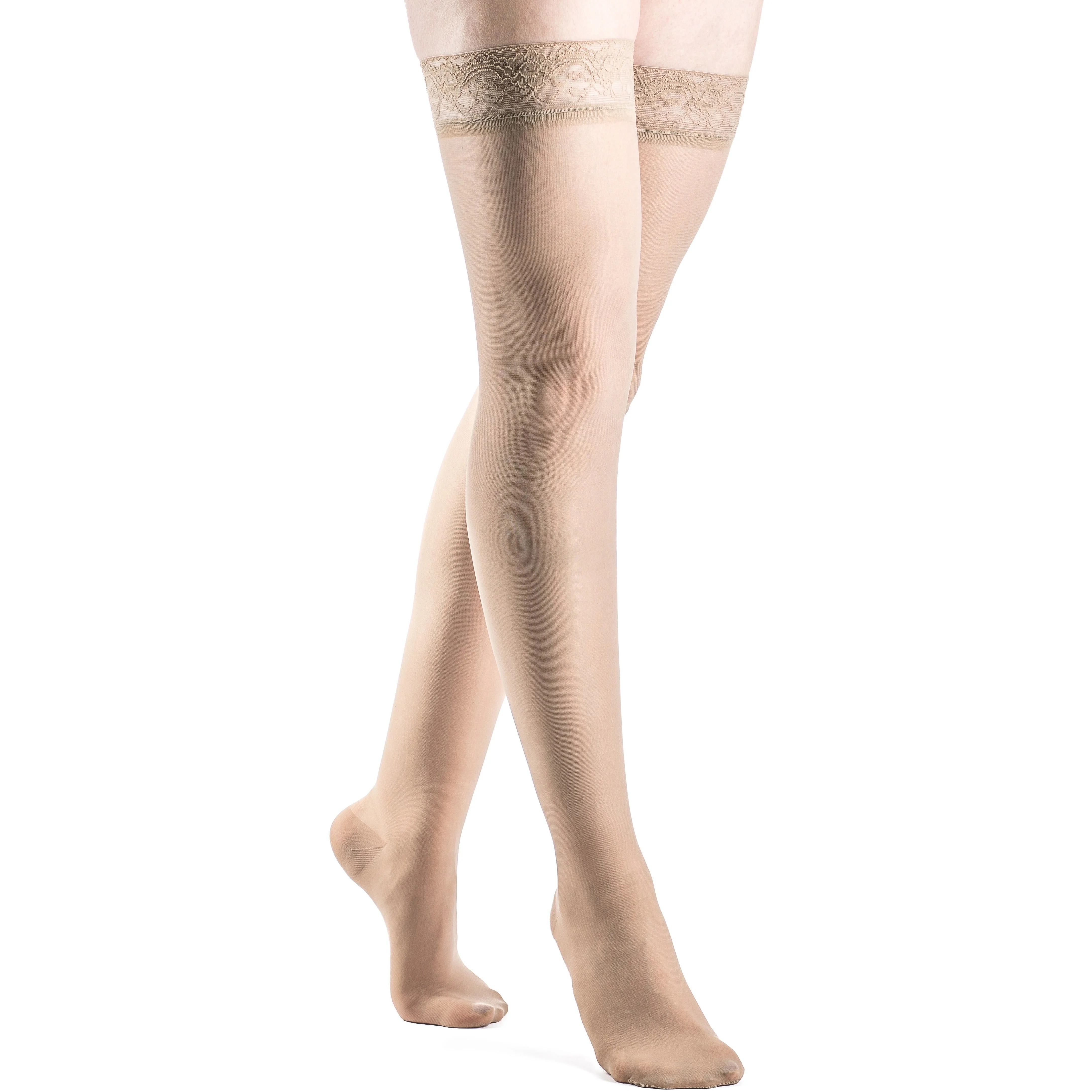 Sigvaris Sheer Fashion Women's Thigh High 15-20 mmHg - Image 4