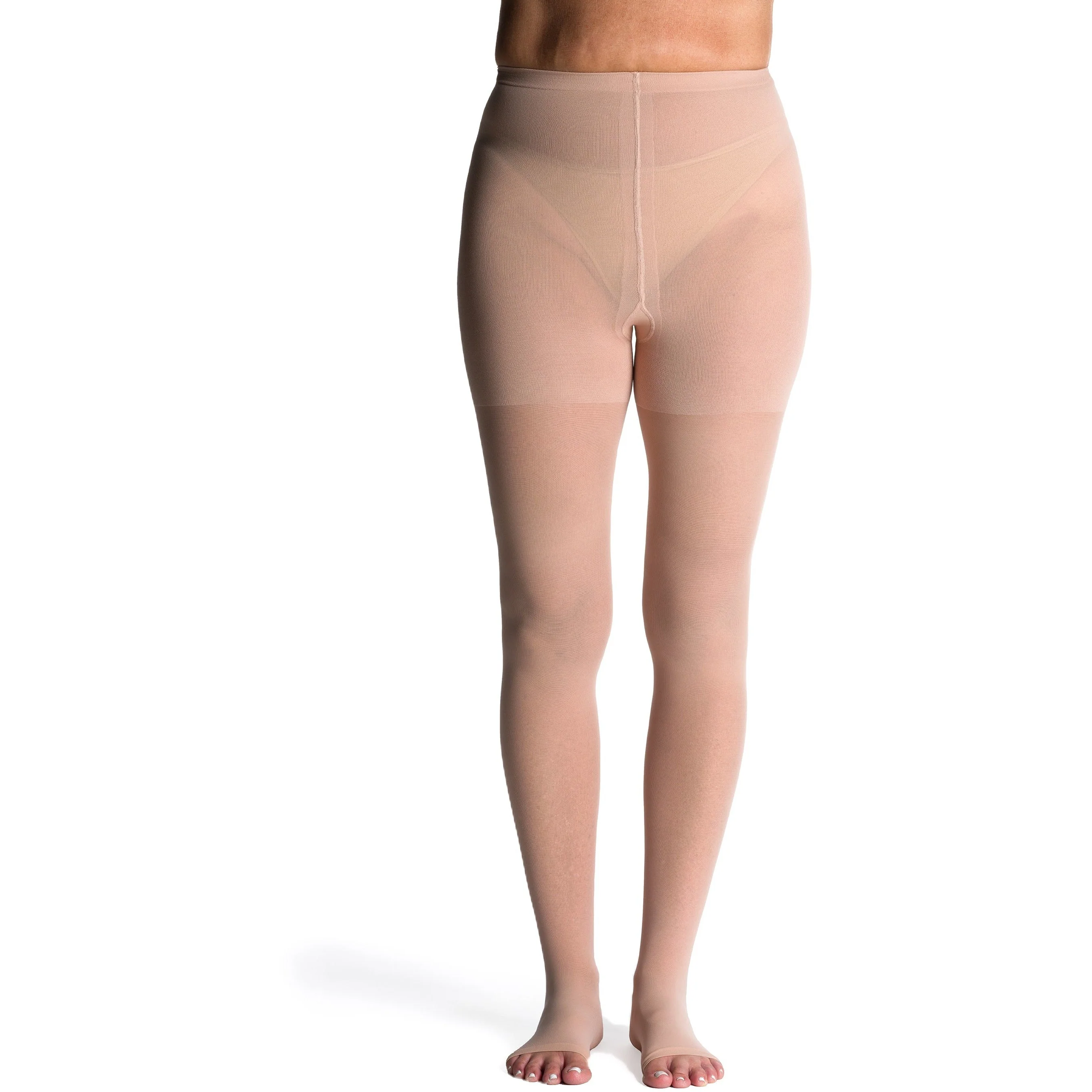 Sigvaris Sheer Women's Pantyhose 20-30 mmHg, Open Toe - Image 6