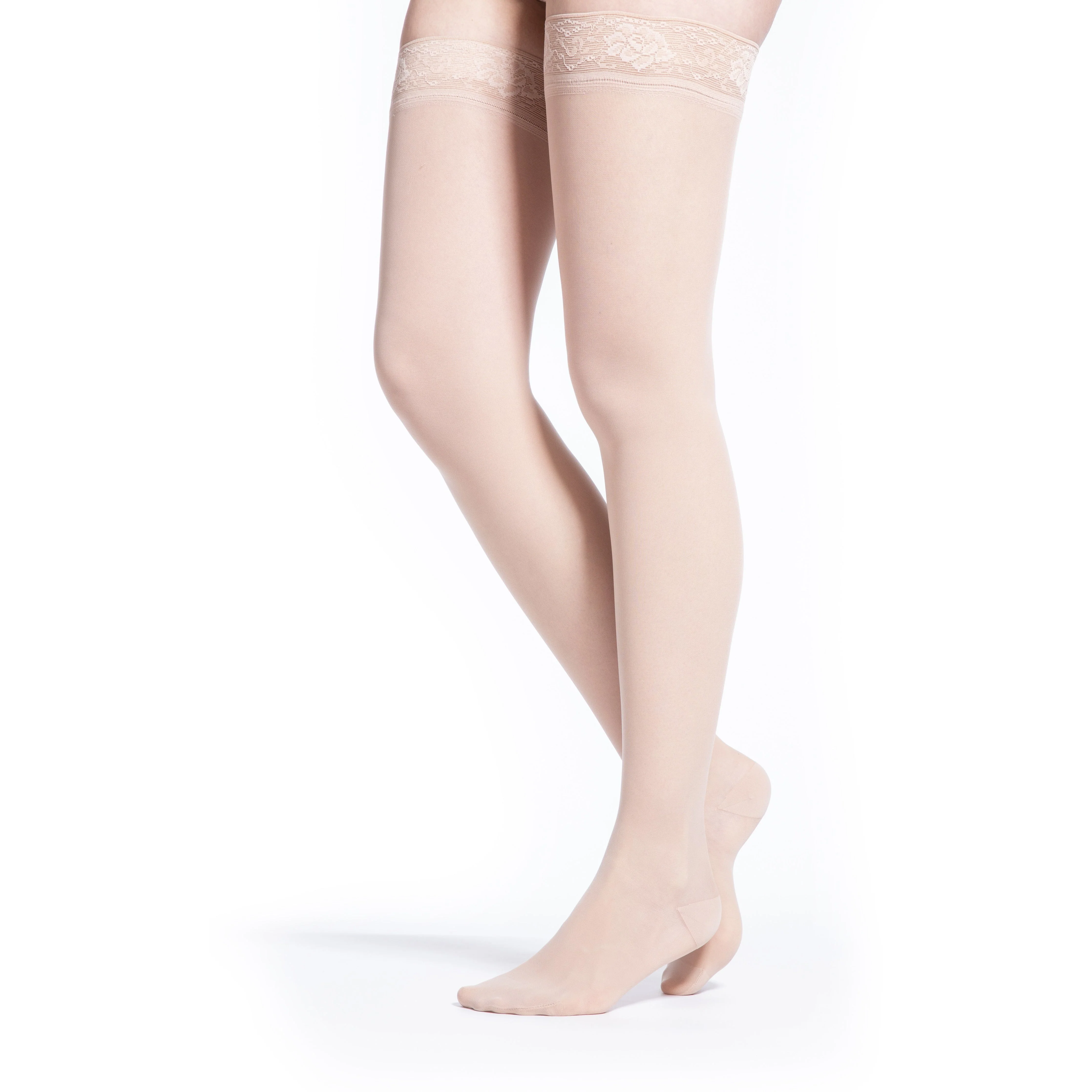 Sigvaris Sheer Women's Thigh High 20-30 mmHg - Image 7