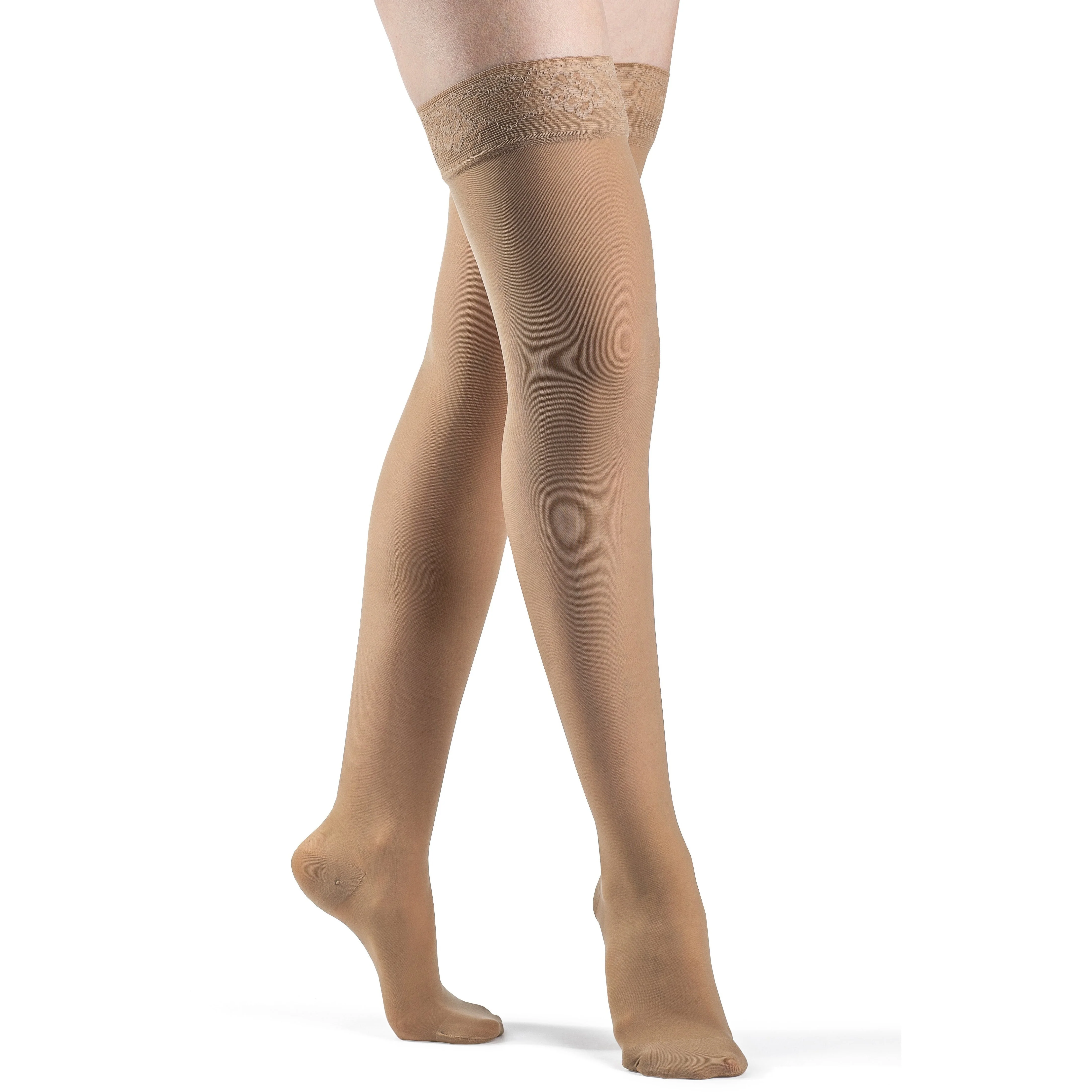 Sigvaris Sheer Women's Thigh High 30-40 mmHg - Image 3