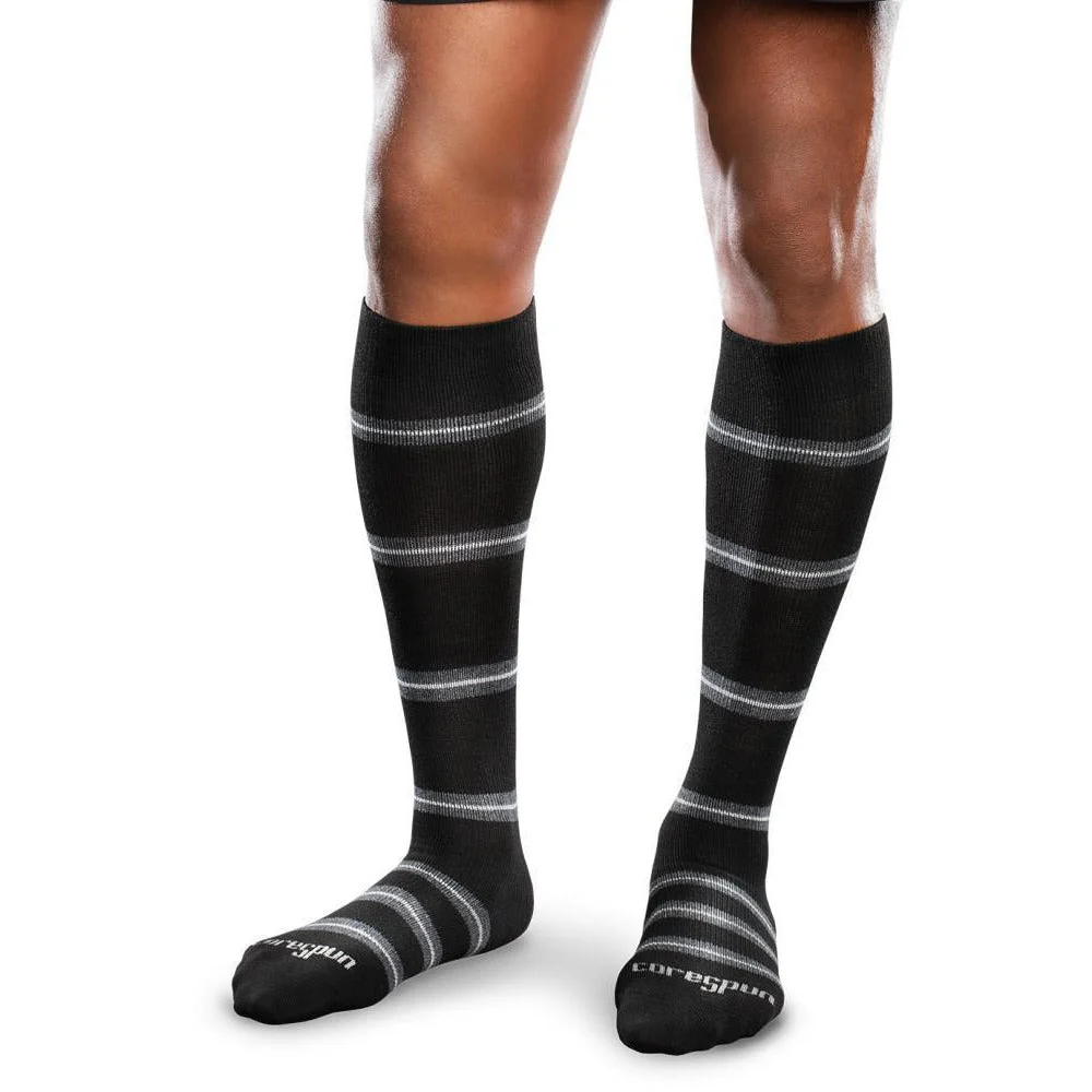 Therafirm® Core-Spun Knee High 20-30 mmHg, Patterned - Image 2