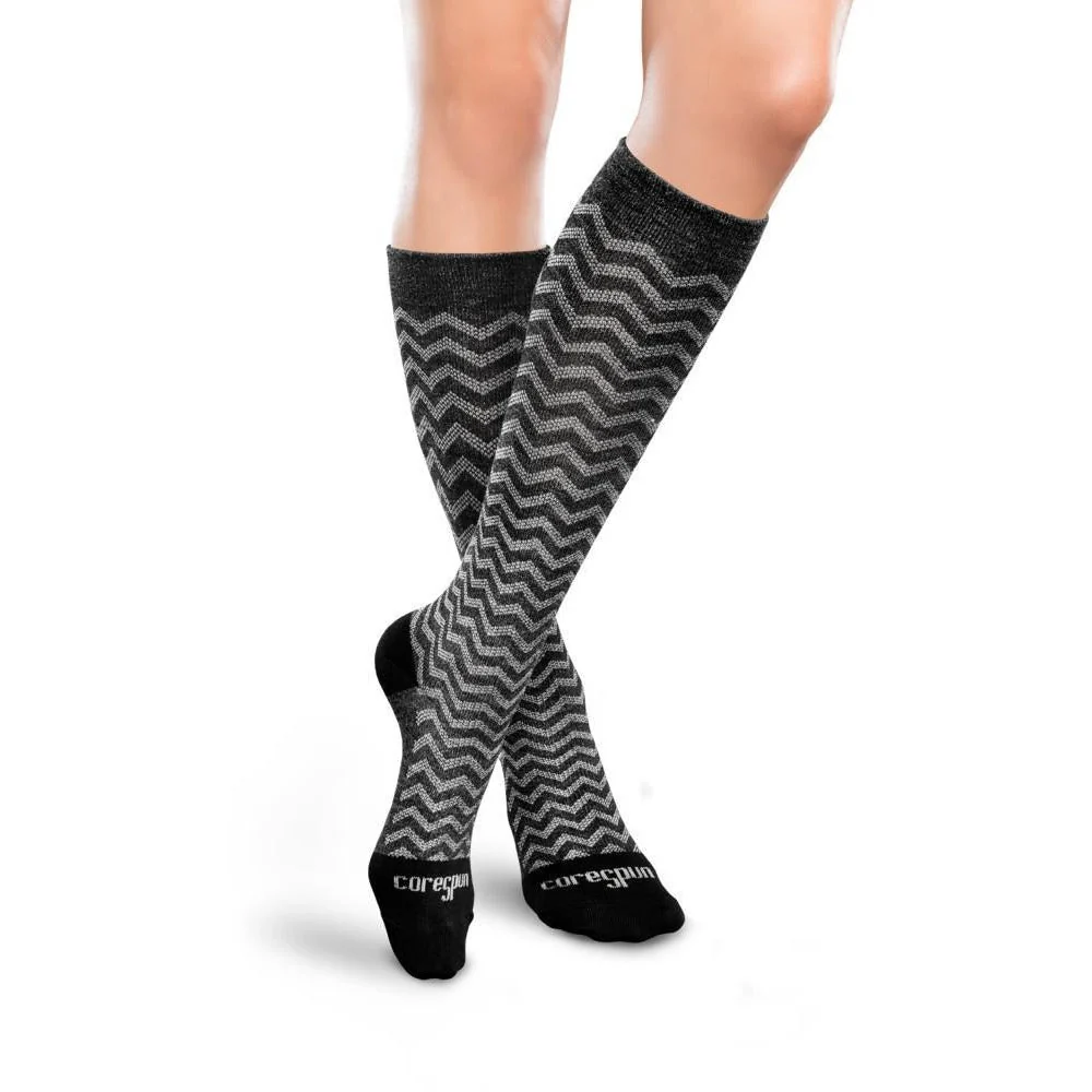 Therafirm® Core-Spun Knee High 20-30 mmHg, Patterned - Image 3