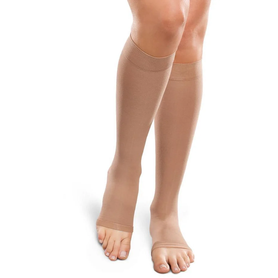 Therafirm® Ease Opaque Knee High 20-30 mmHg, Open Toe - Image 2