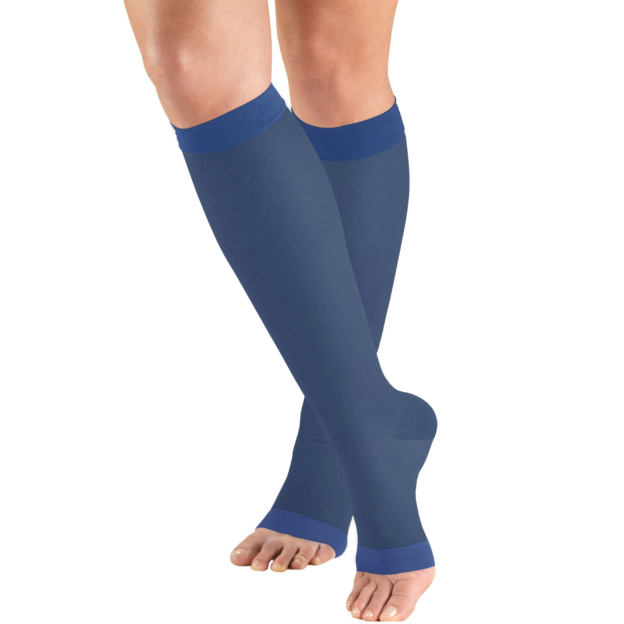 TRUFORM® Lites Women's Knee High 15-20 mmHg, Open Toe - Image 10