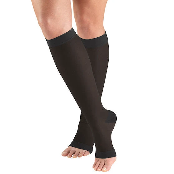 TRUFORM® Lites Women's Knee High 15-20 mmHg, Open Toe - Image 5
