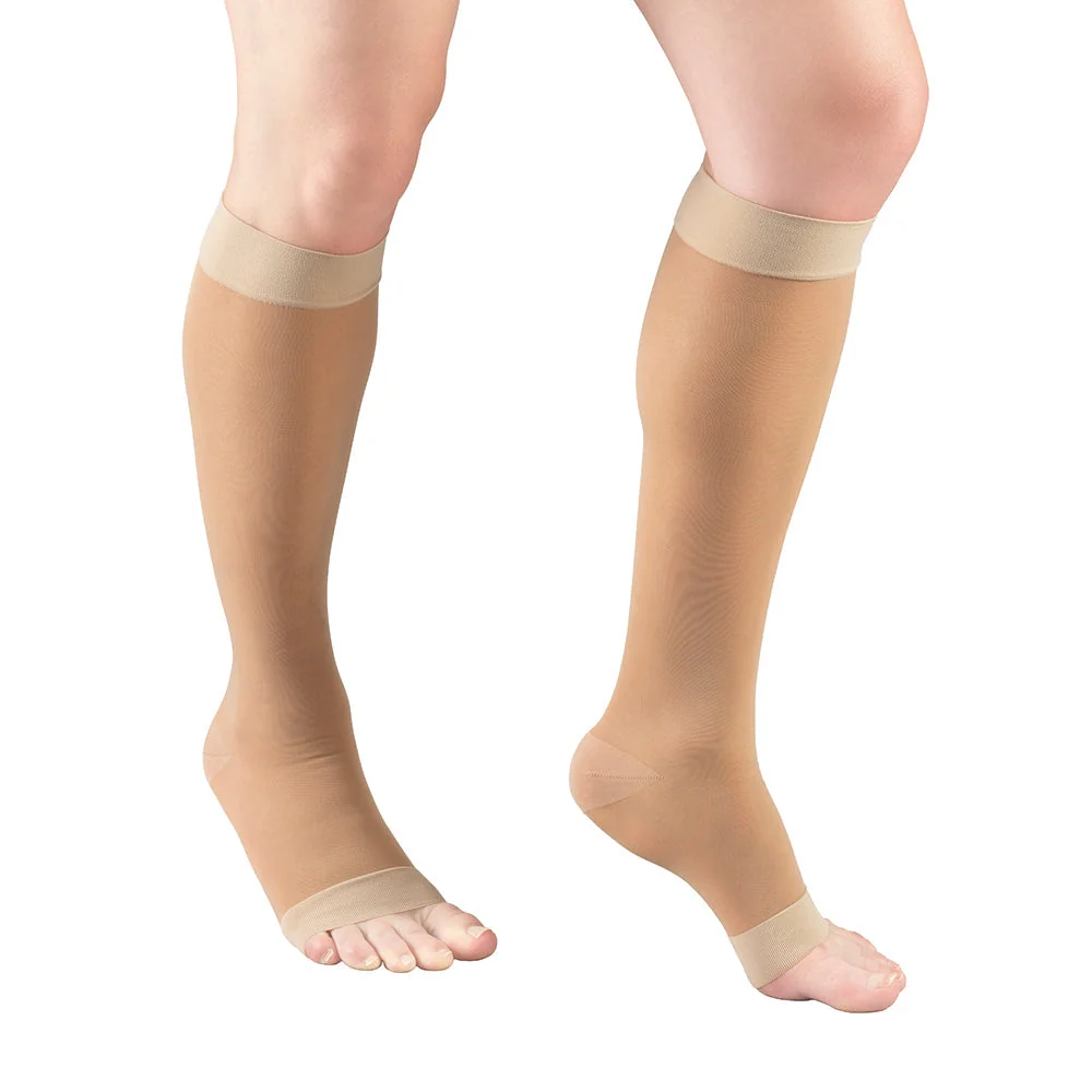 TRUFORM® Lites Women's Knee High 15-20 mmHg, Open Toe - Image 7
