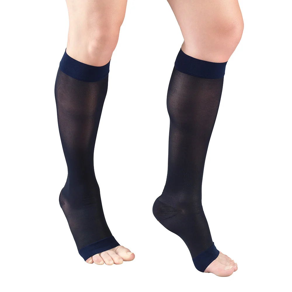 TRUFORM® Lites Women's Knee High 15-20 mmHg, Open Toe - Image 8