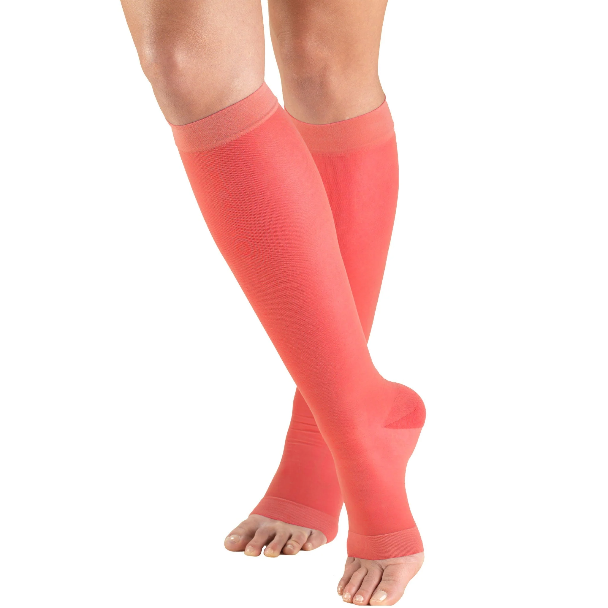 TRUFORM® Lites Women's Knee High 15-20 mmHg, Open Toe - Image 9
