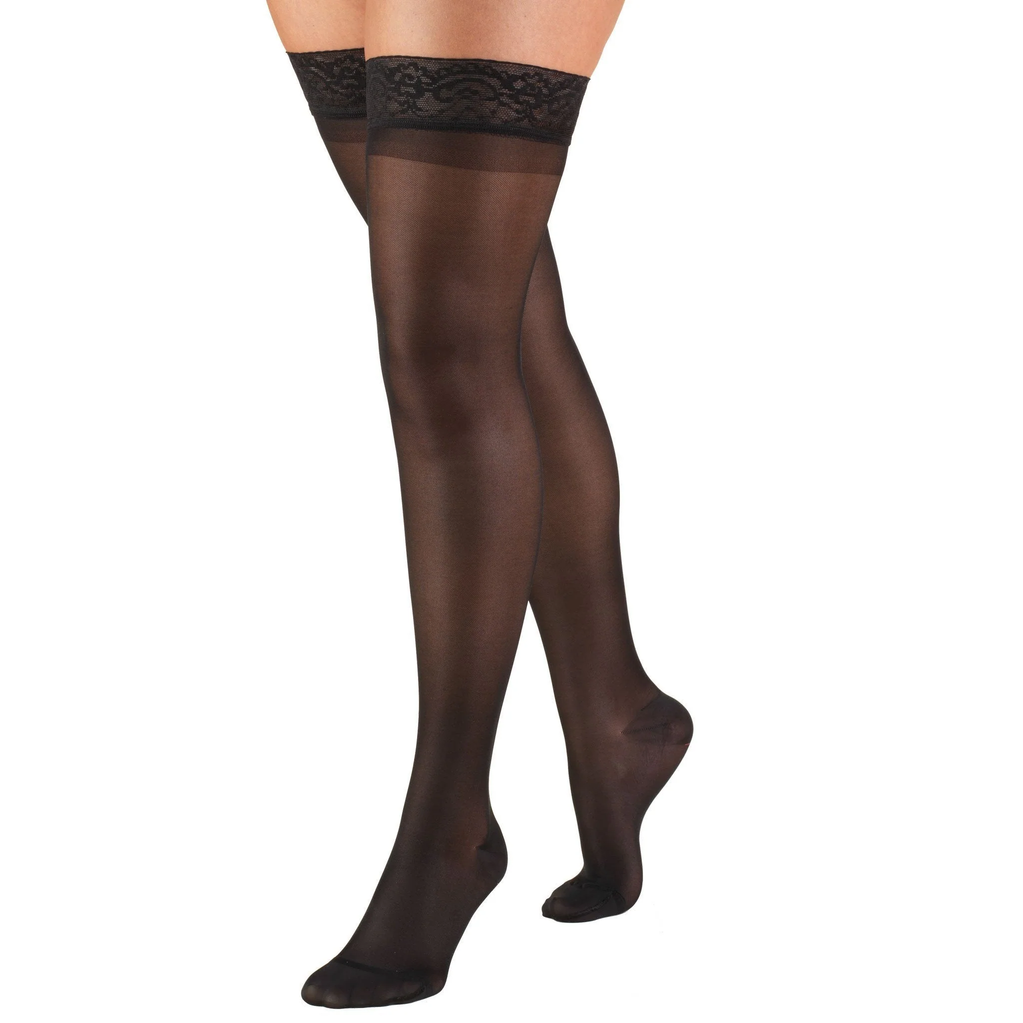 TRUFORM® Lites Women's Thigh High 15-20 mmHg - Image 2