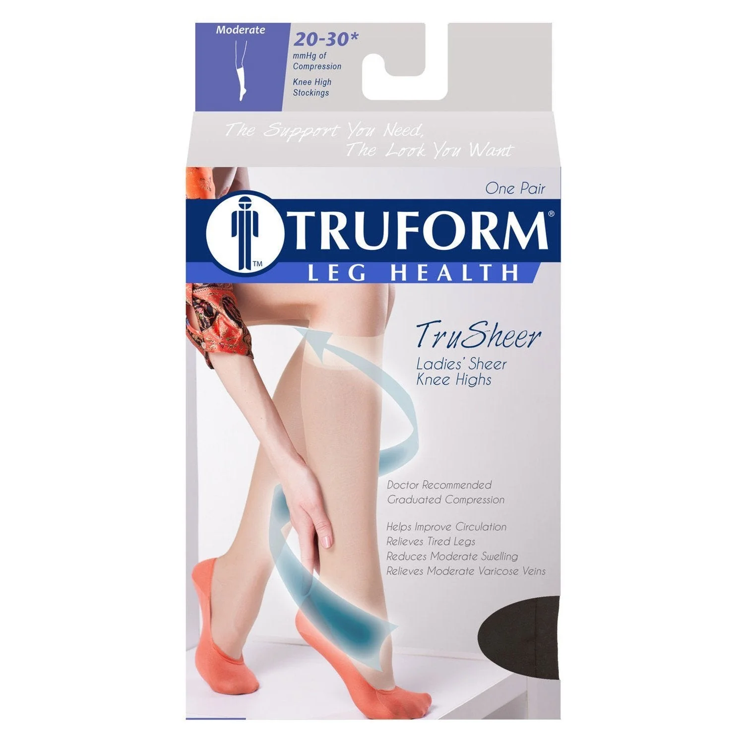 TRUFORM® TruSheer Women's Knee High 20-30 mmHg - Image 4